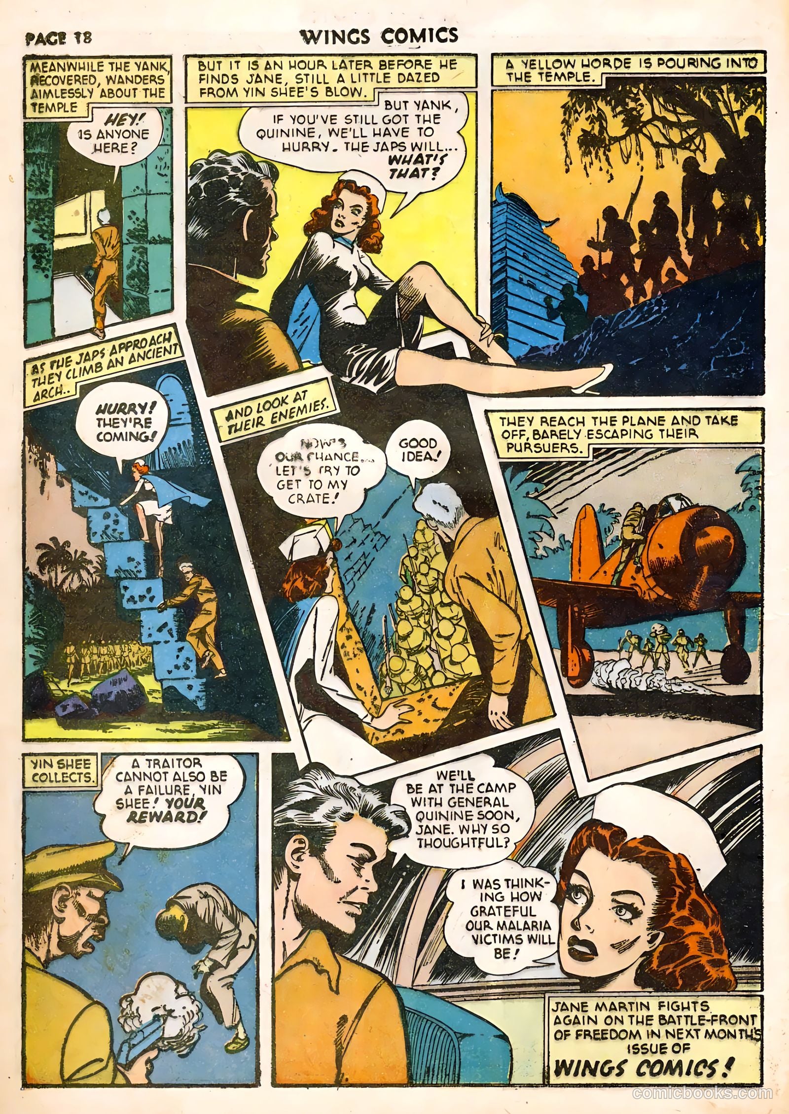 Wings Comics #22 (1942) — page 20 of 68