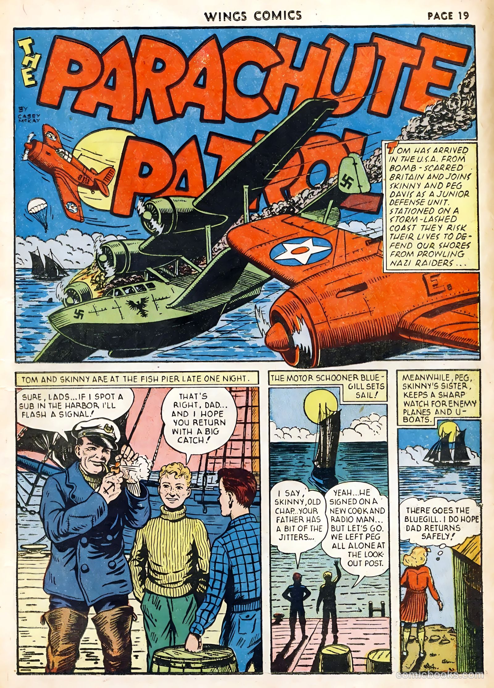 Wings Comics #22 (1942) — page 21 of 68