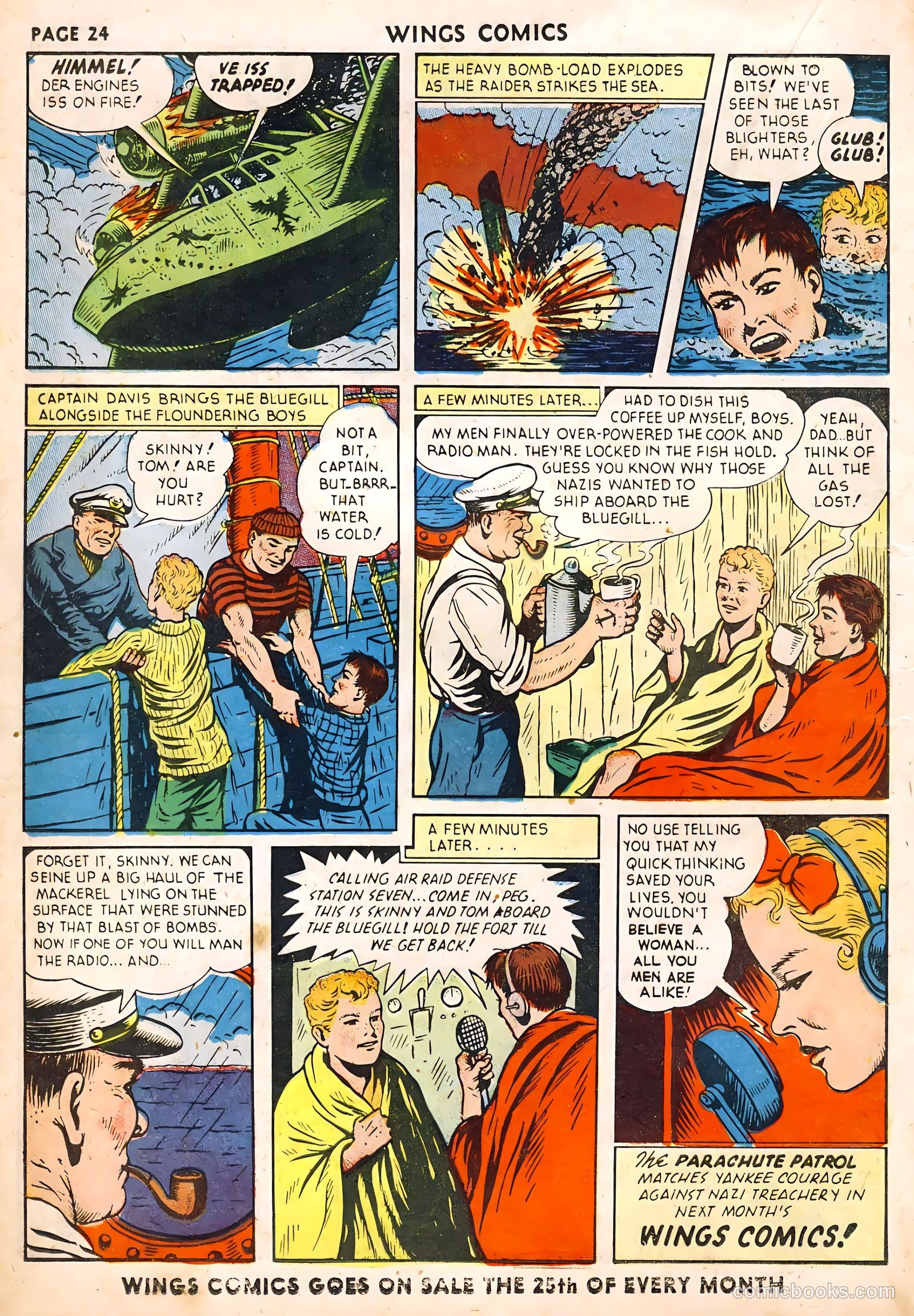 Wings Comics #22 (1942) — page 26 of 68
