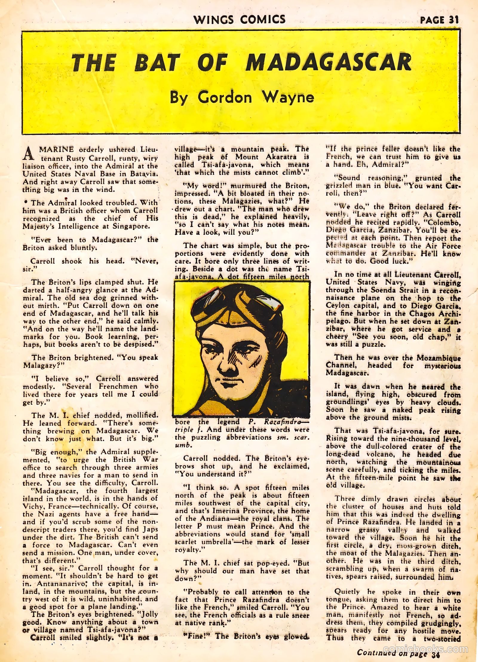 Wings Comics #22 (1942) — page 33 of 68