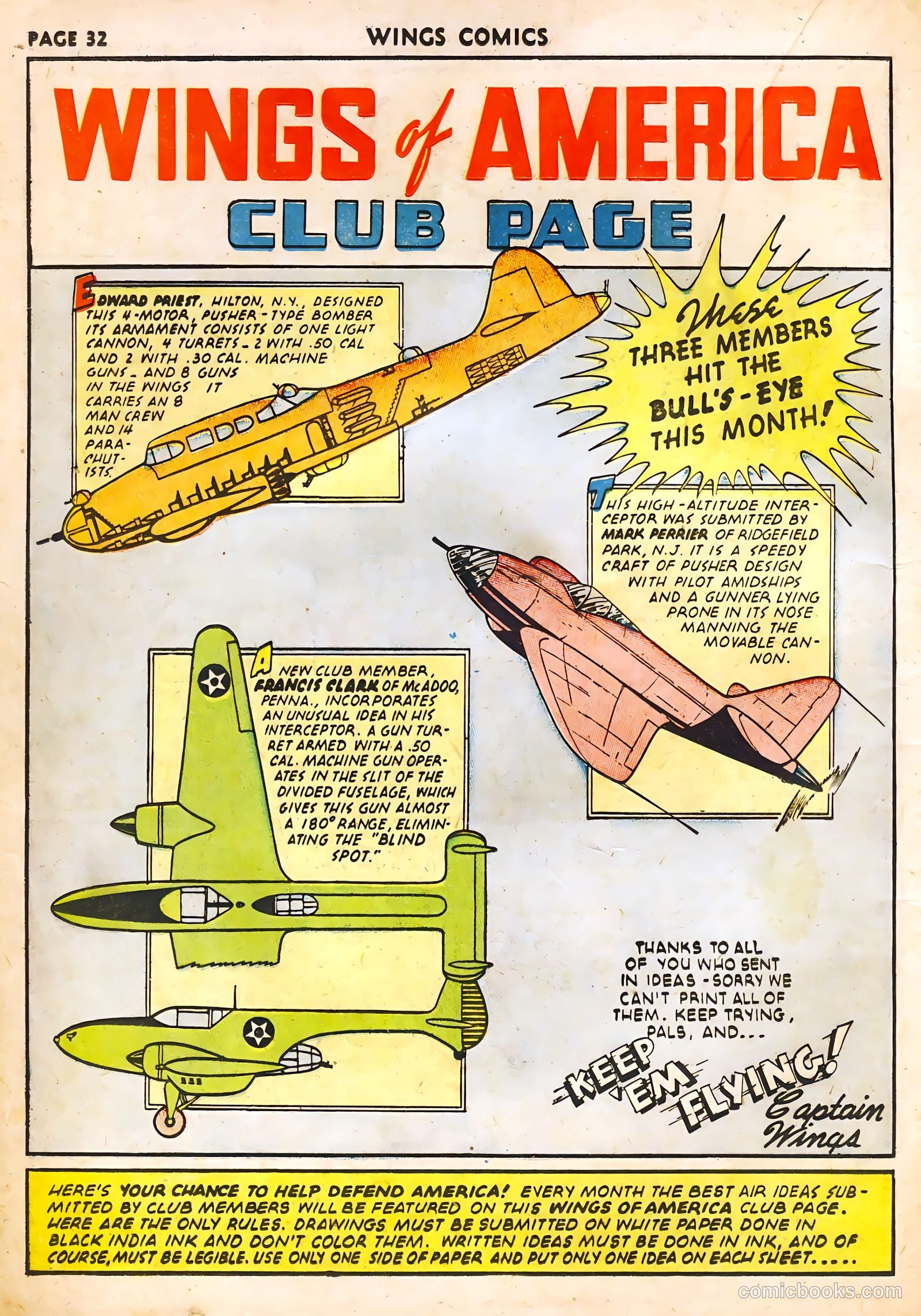 Wings Comics #22 (1942) — page 34 of 68