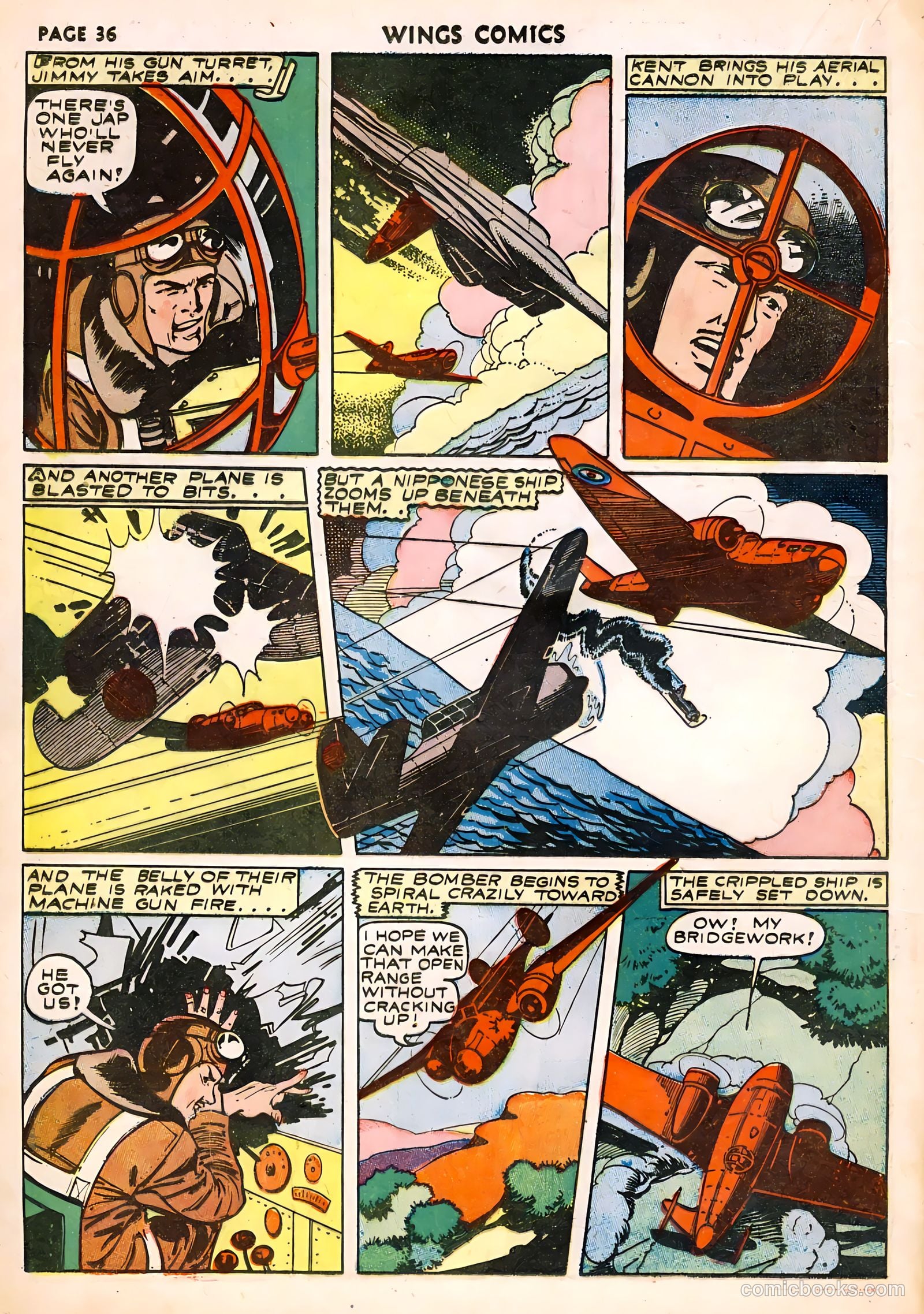 Wings Comics #22 (1942) — page 38 of 68