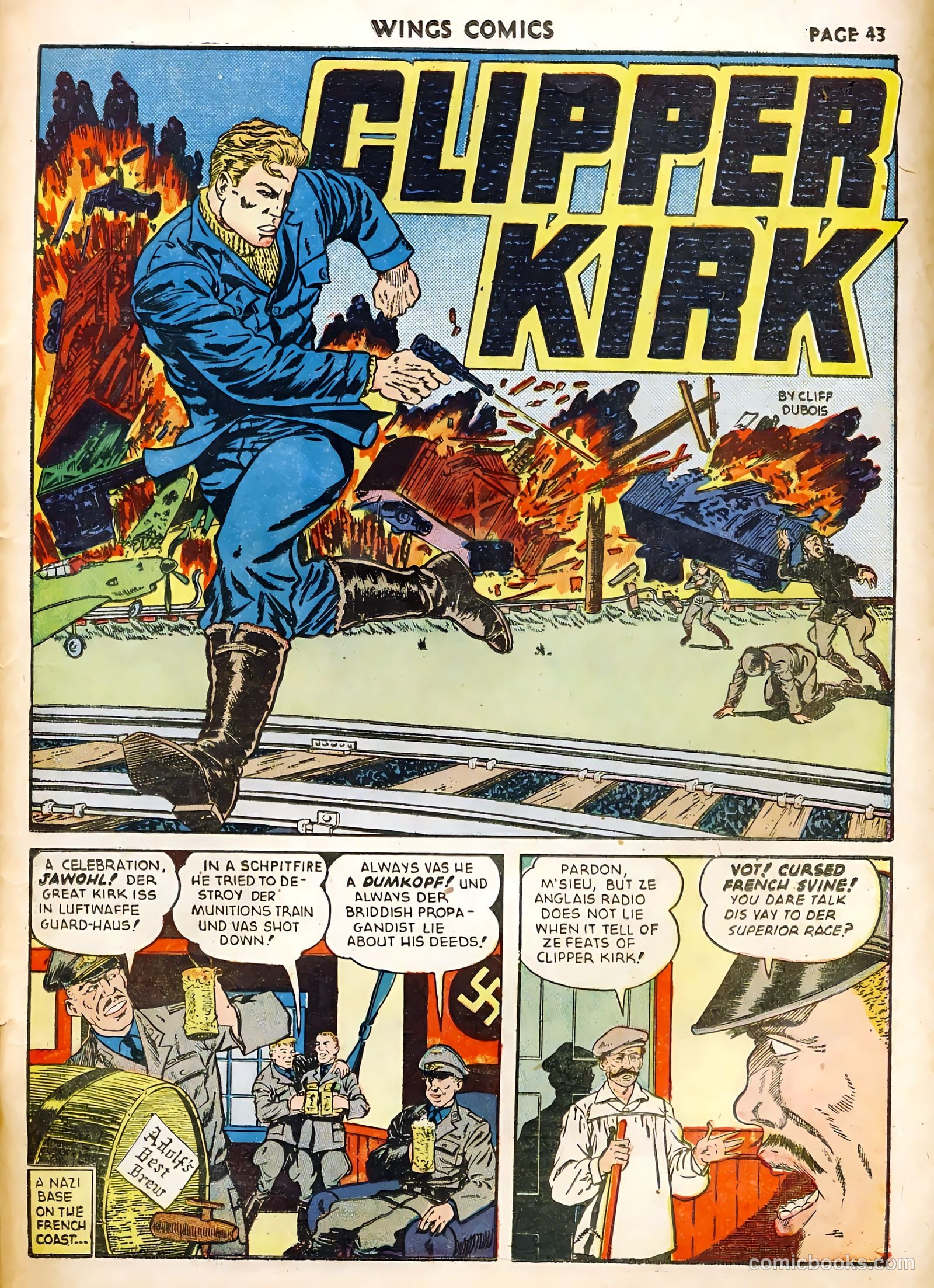 Wings Comics #22 (1942) — page 45 of 68