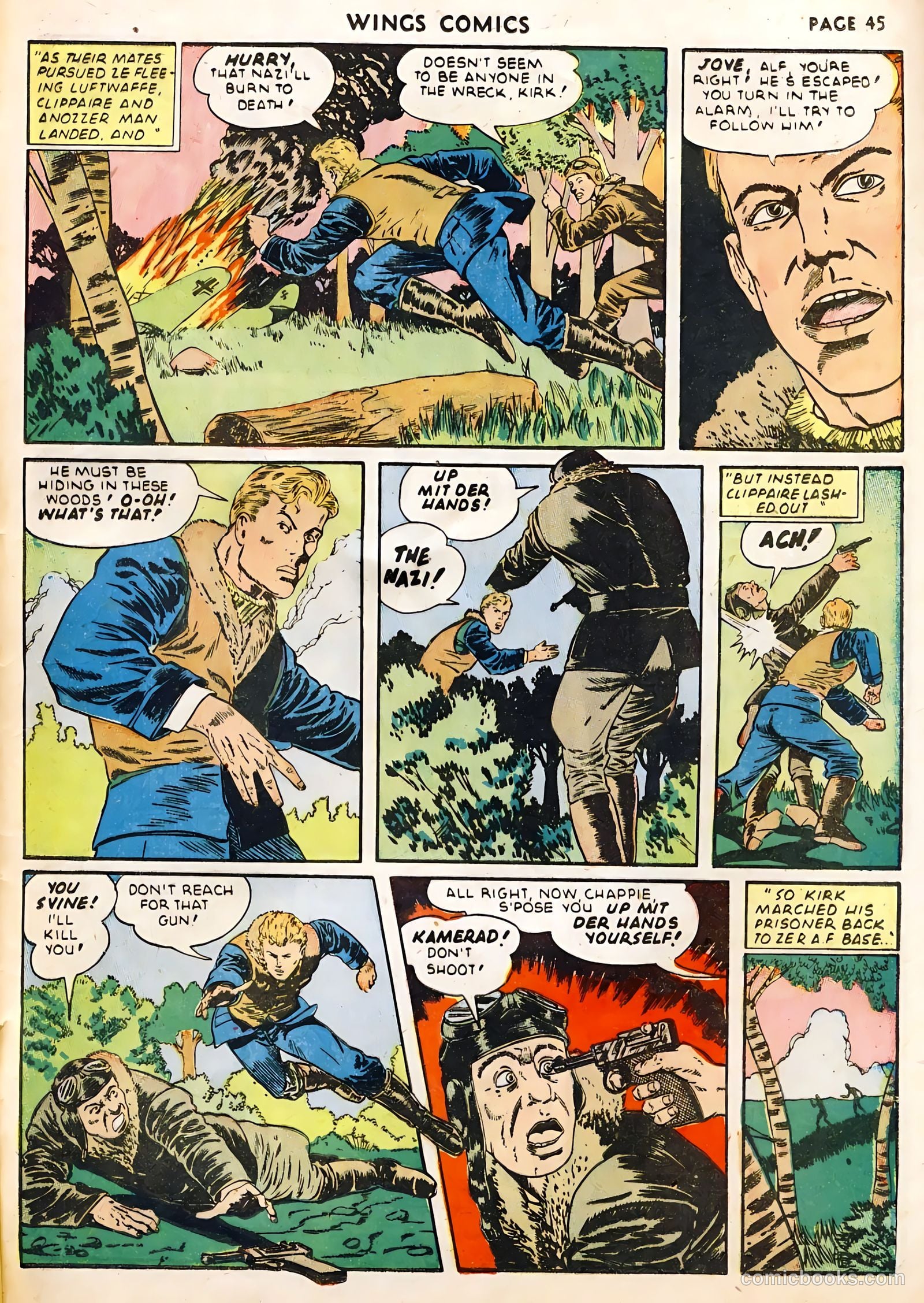 Wings Comics #22 (1942) — page 47 of 68