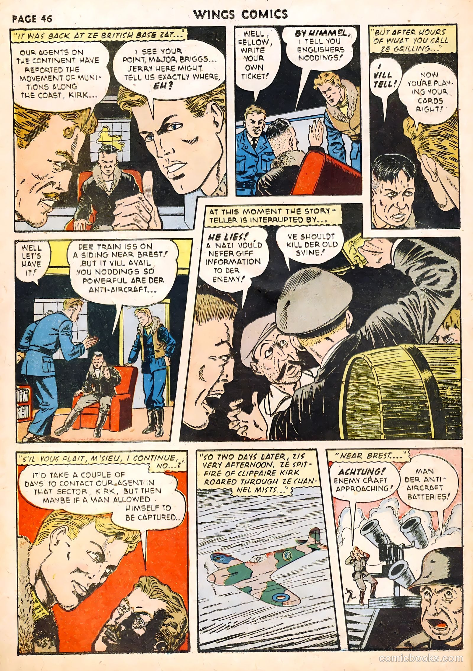 Wings Comics #22 (1942) — page 48 of 68