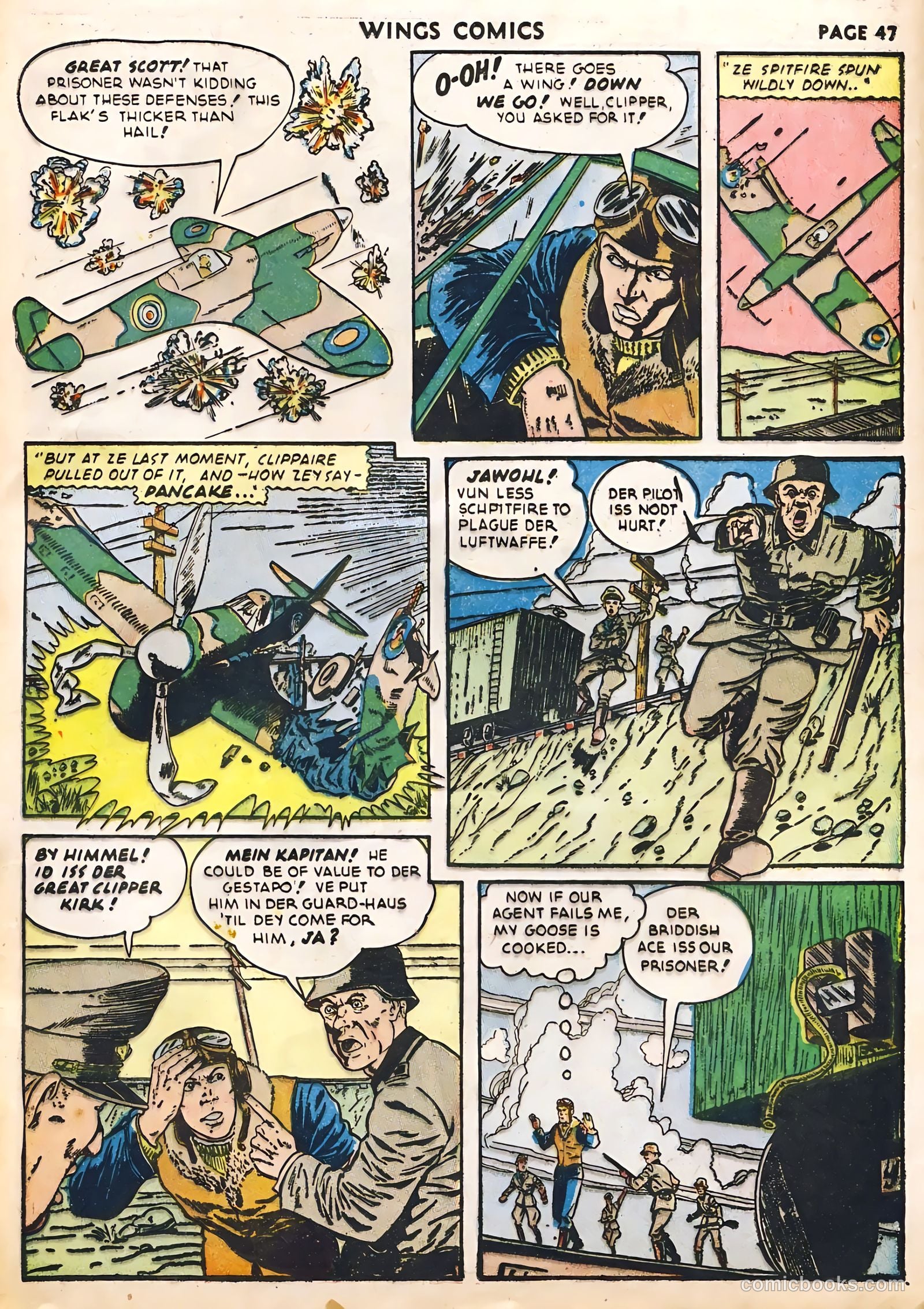 Wings Comics #22 (1942) — page 49 of 68