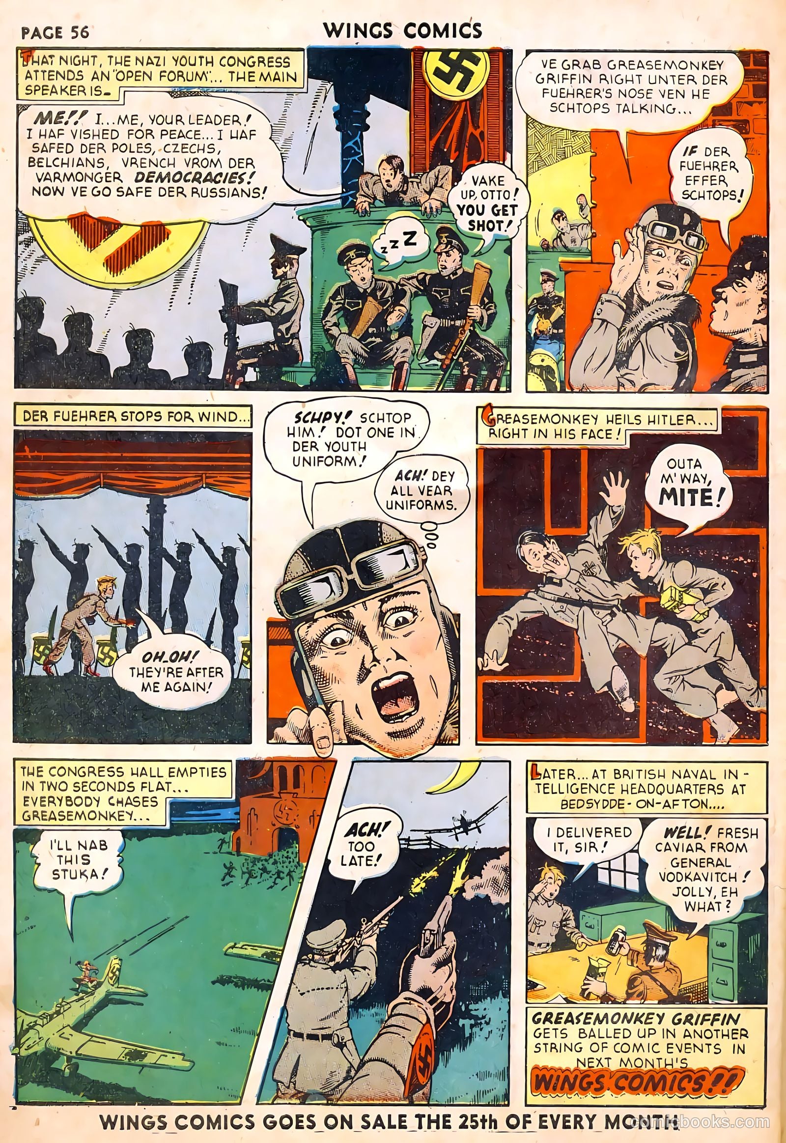 Wings Comics #22 (1942) — page 58 of 68