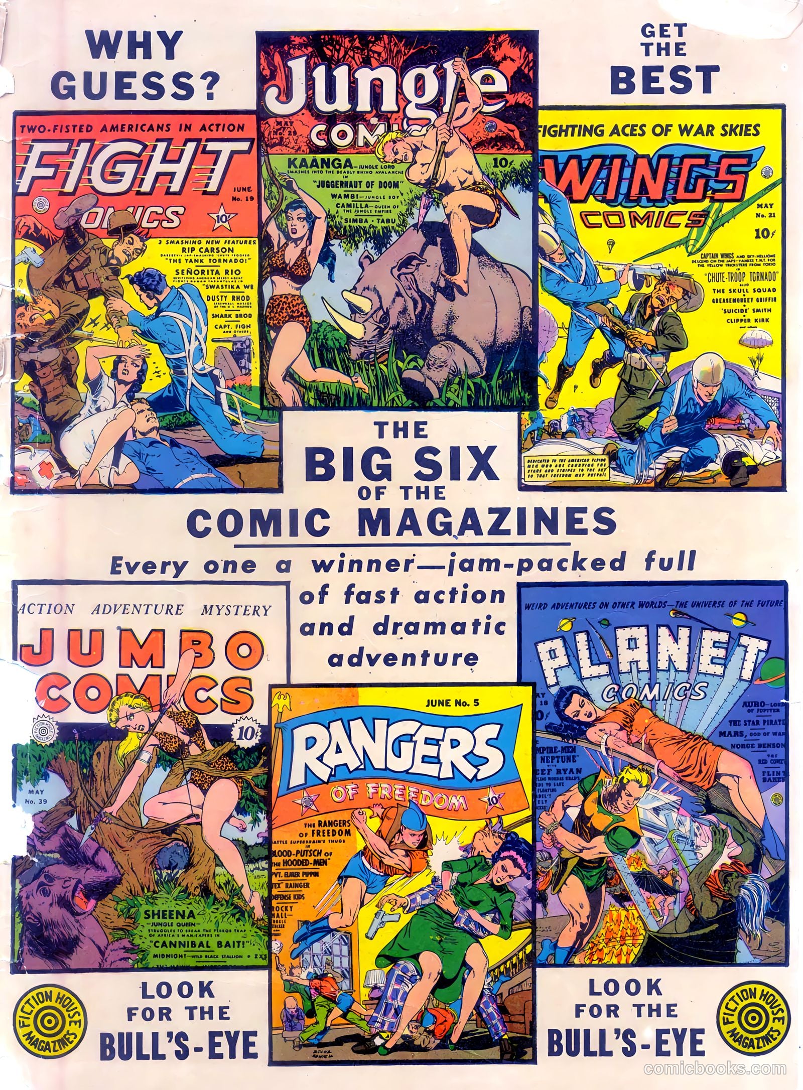 Wings Comics #22 (1942) — page 67 of 68