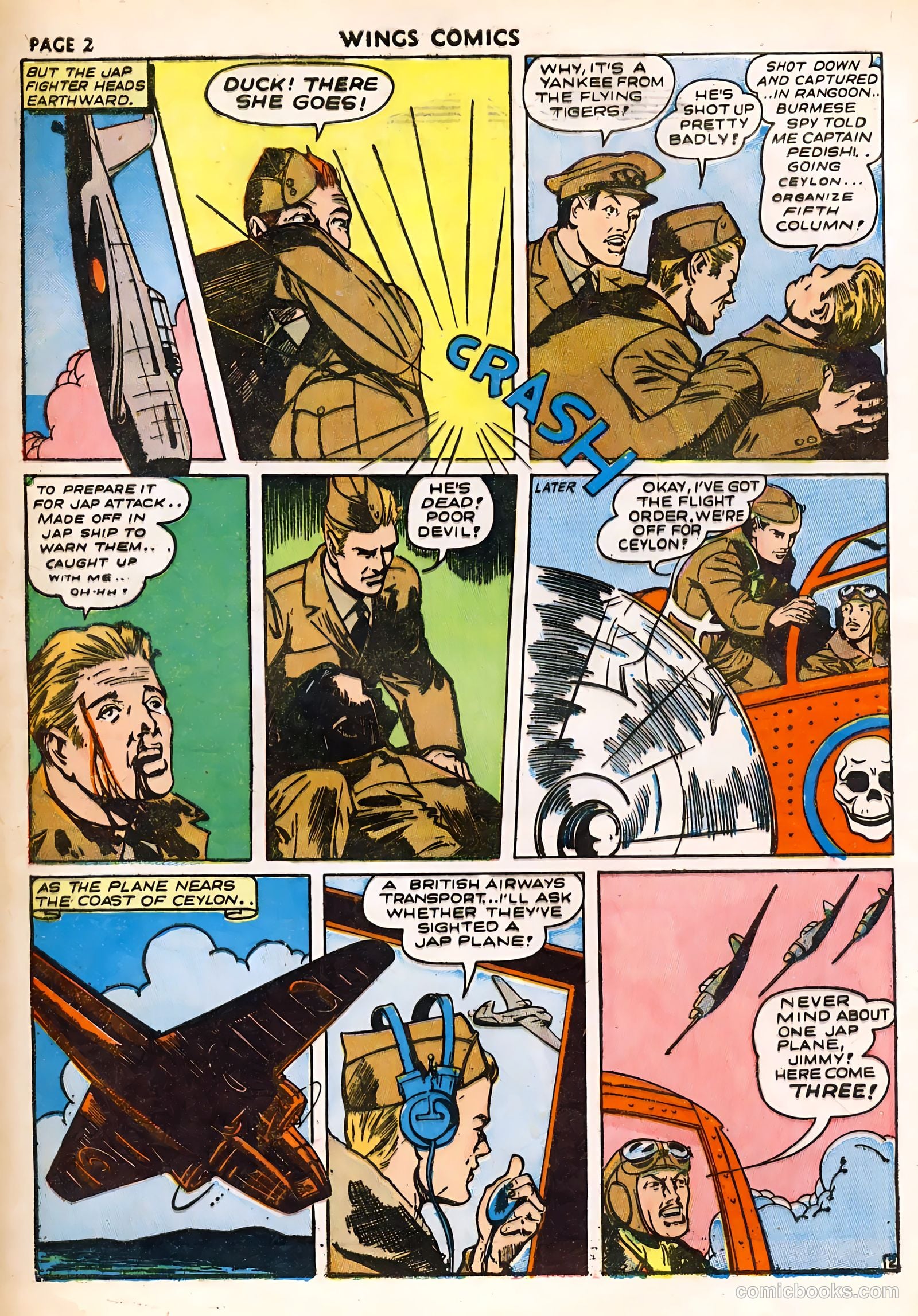 Wings Comics #23 (1942) — page 4 of 68