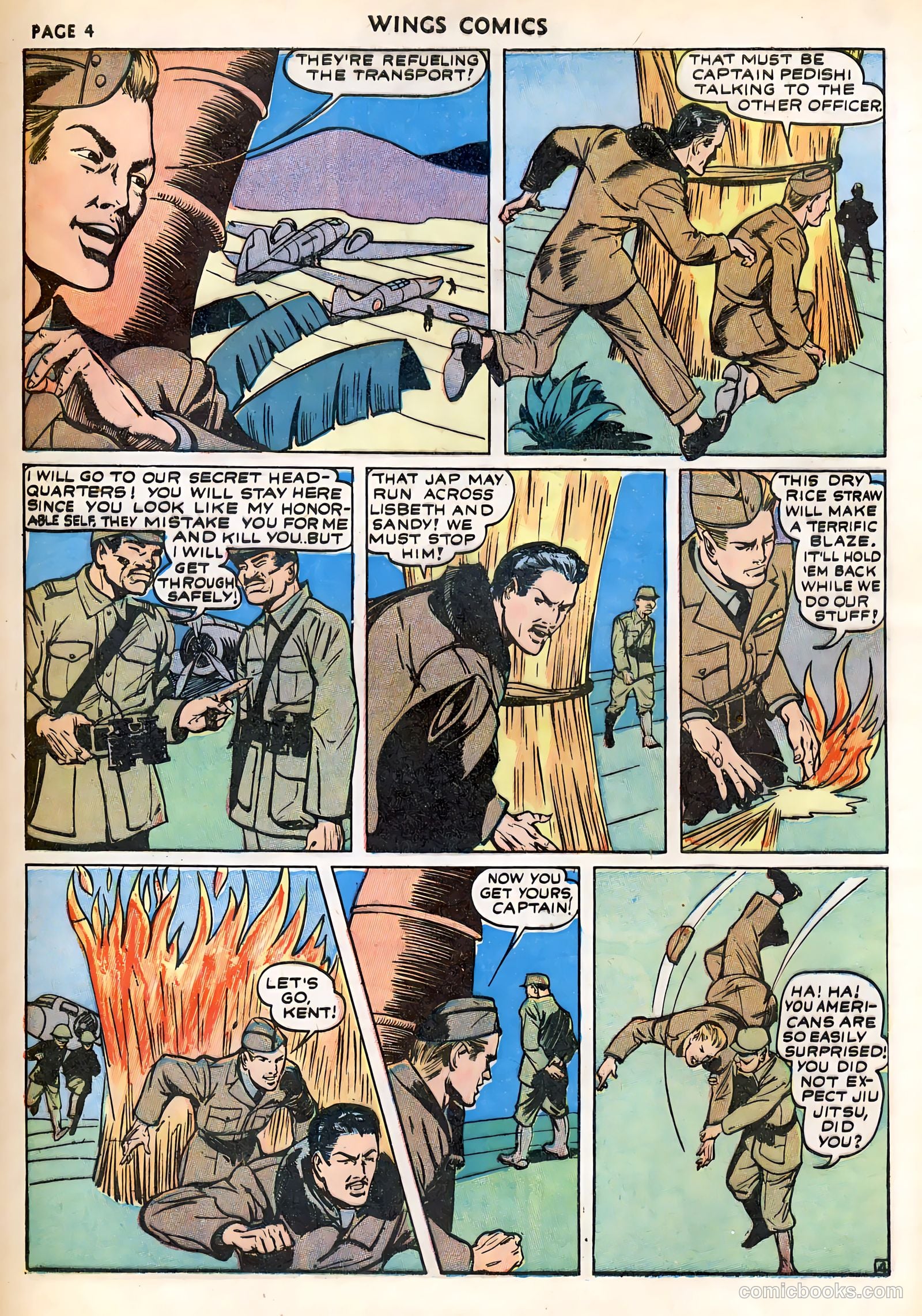 Wings Comics #23 (1942) — page 6 of 68