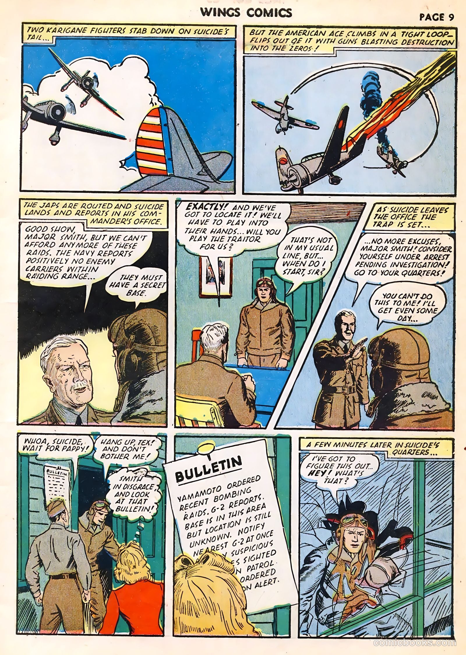 Wings Comics #23 (1942) — page 11 of 68