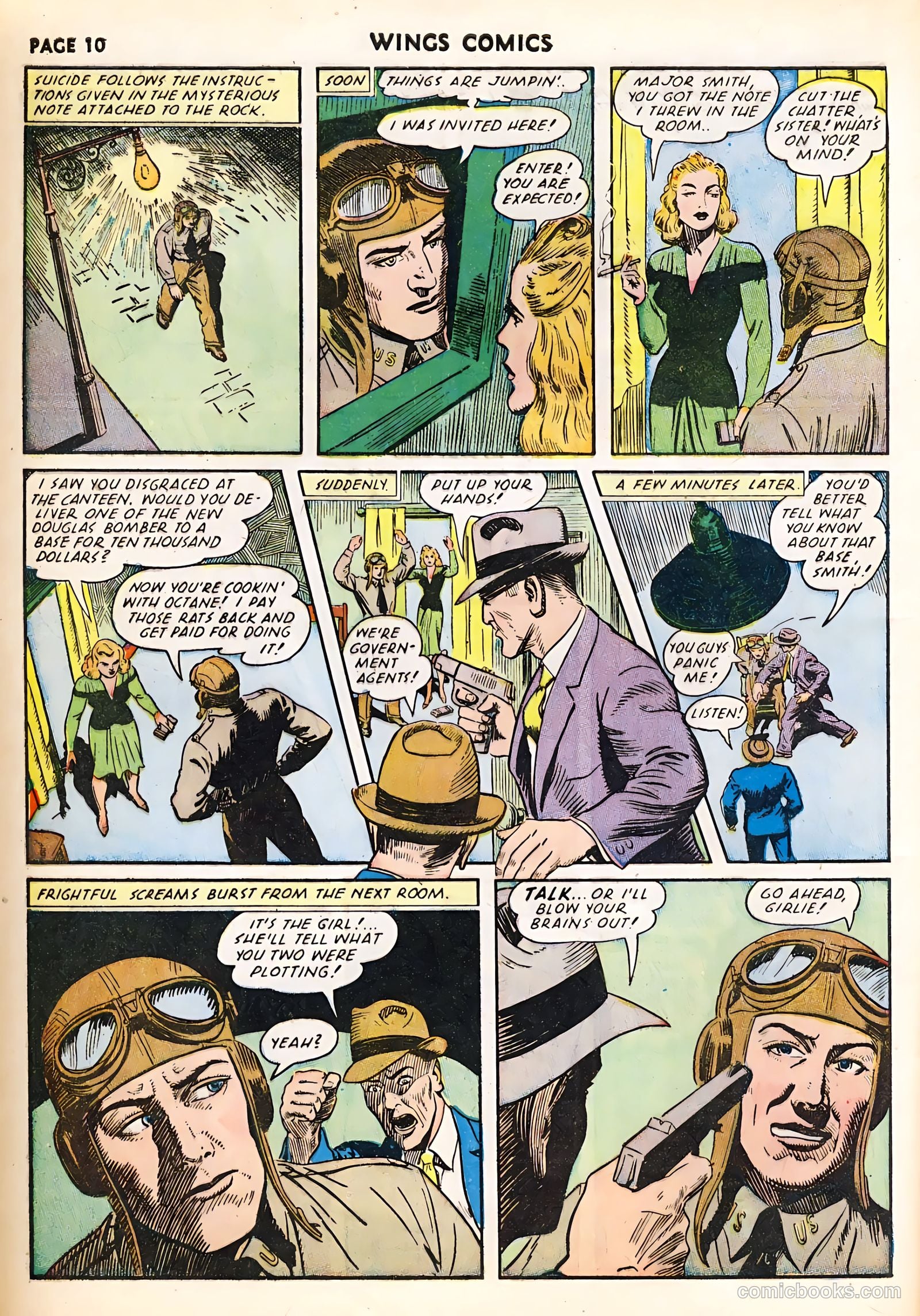 Wings Comics #23 (1942) — page 12 of 68