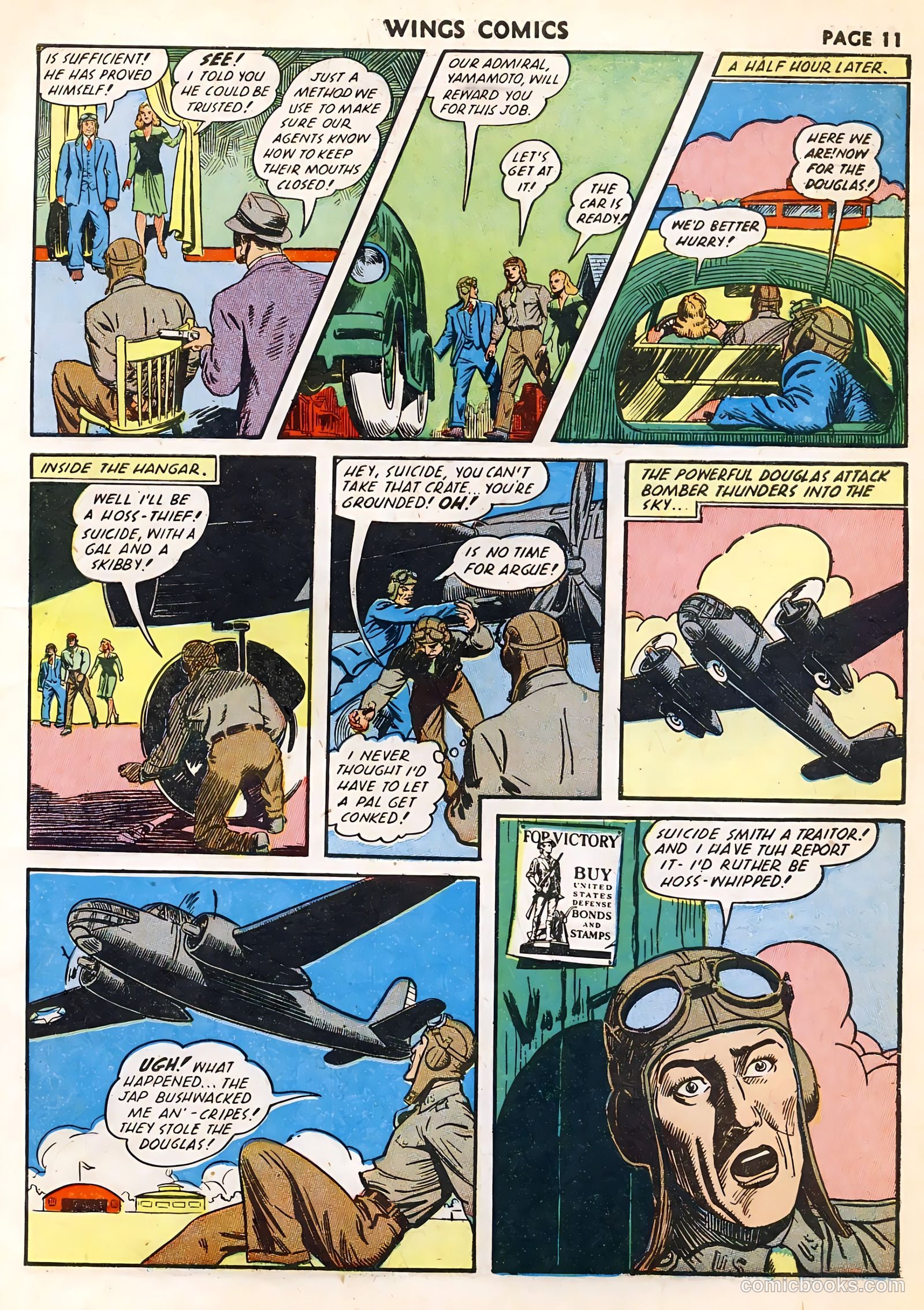 Wings Comics #23 (1942) — page 13 of 68