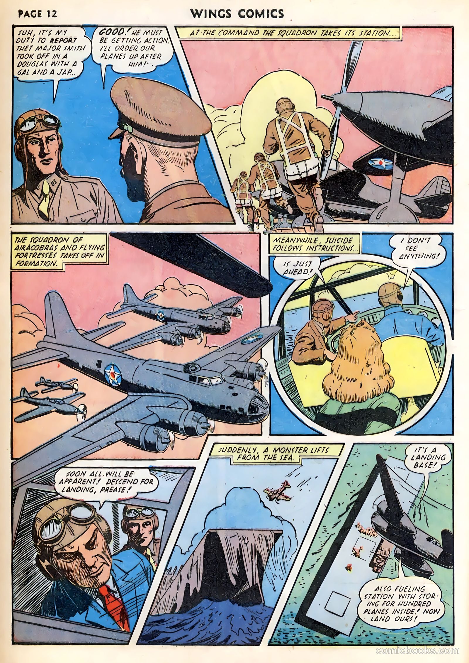 Wings Comics #23 (1942) — page 14 of 68