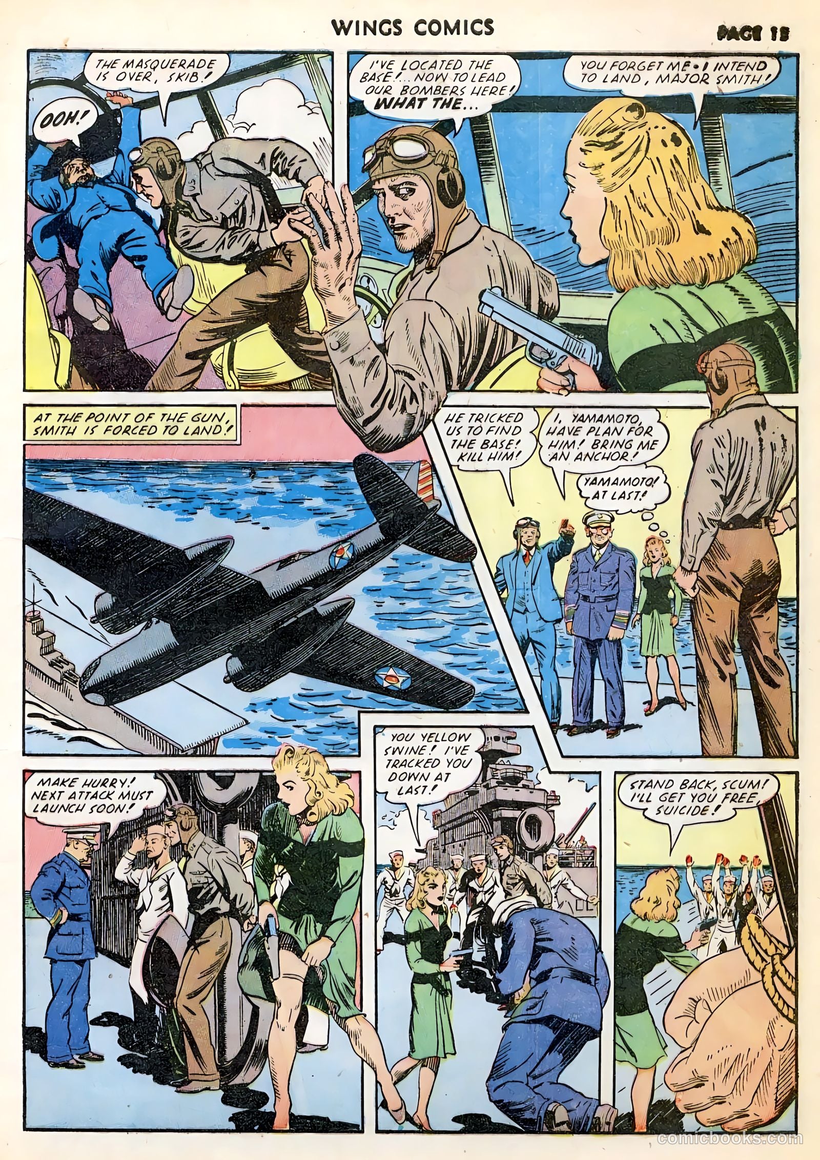 Wings Comics #23 (1942) — page 15 of 68