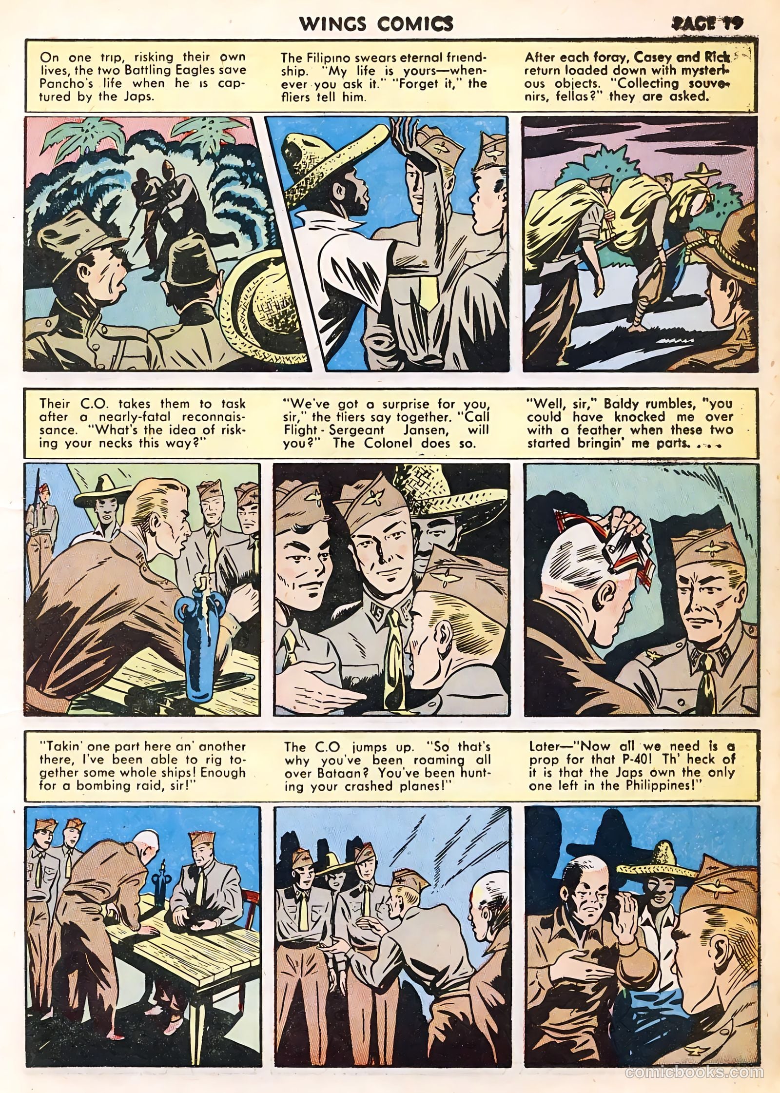 Wings Comics #23 (1942) — page 21 of 68