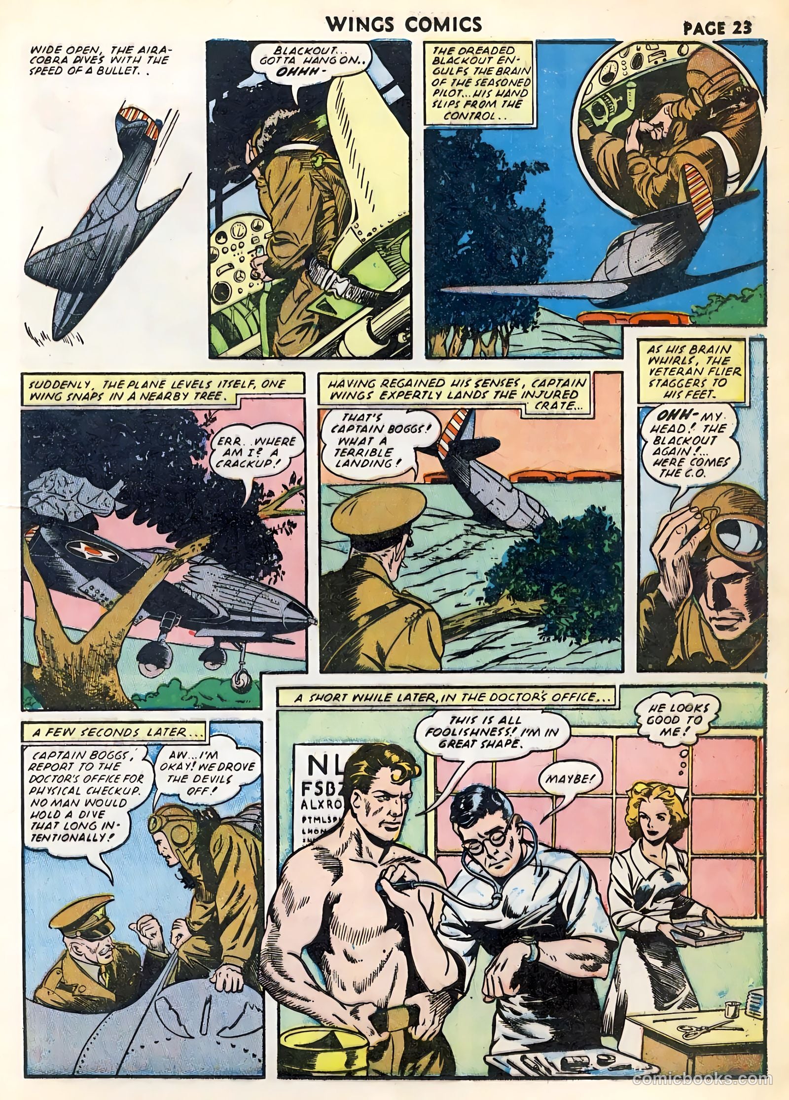 Wings Comics #23 (1942) — page 25 of 68
