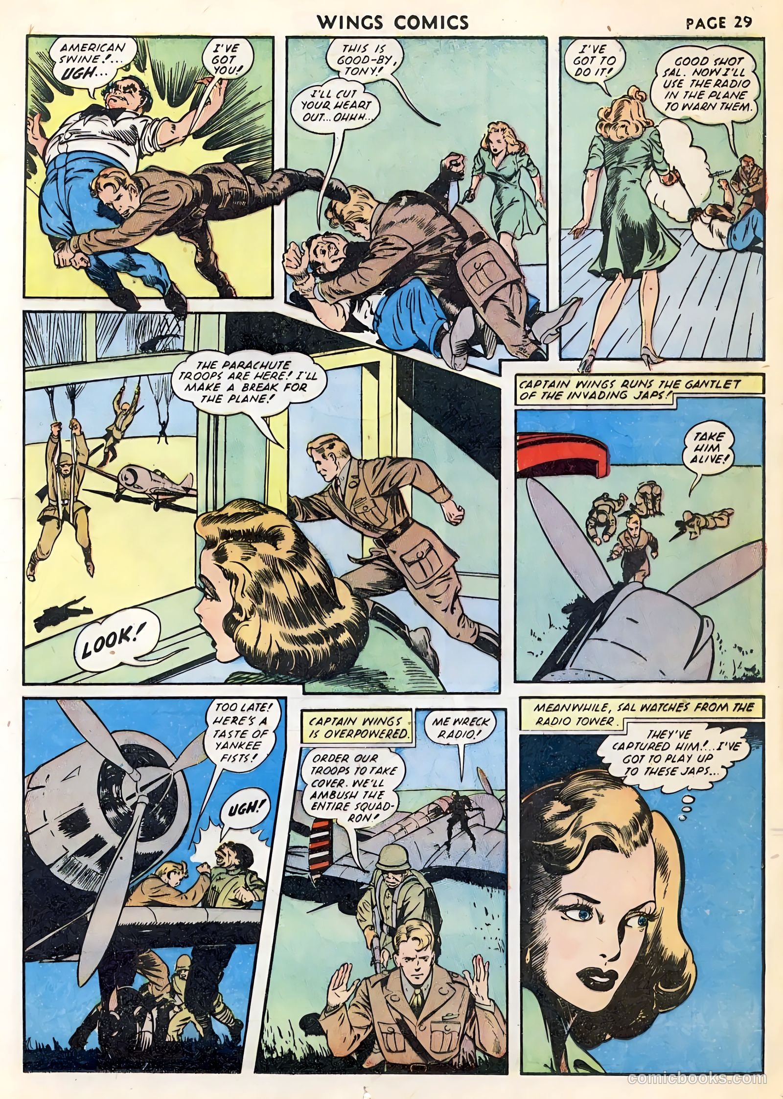 Wings Comics #23 (1942) — page 31 of 68