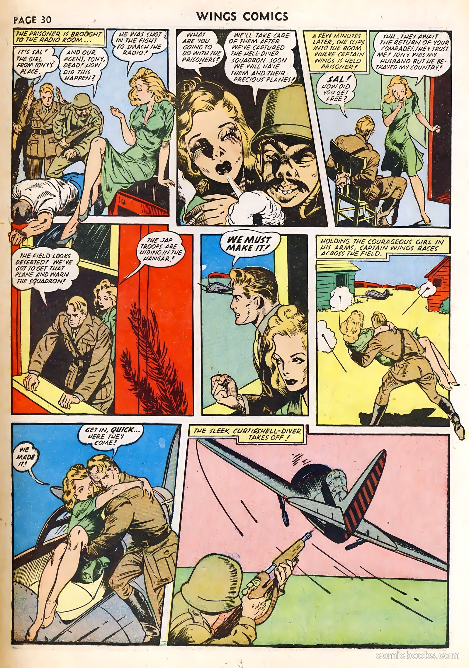Wings Comics #23 (1942) — page 32 of 68