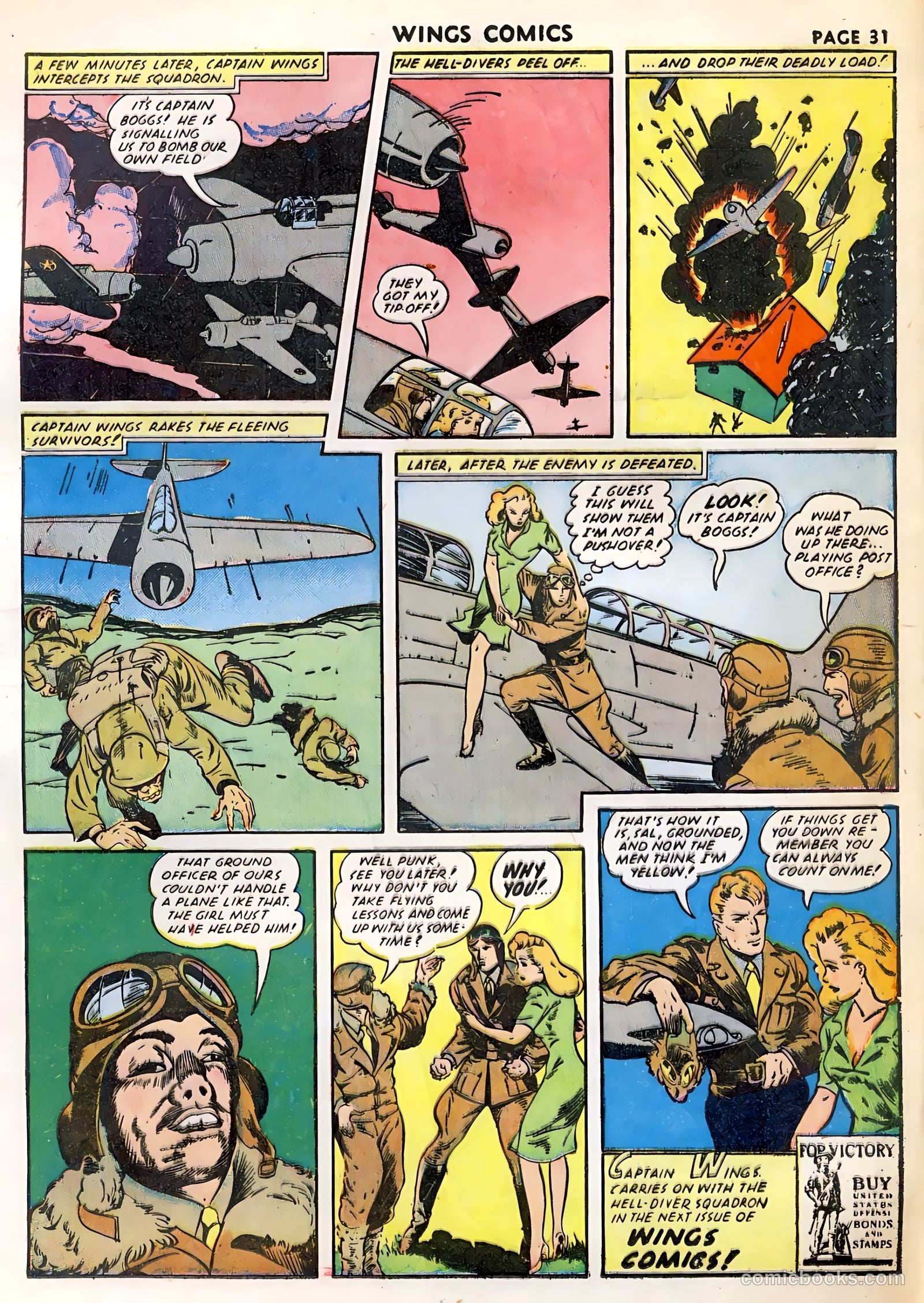 Wings Comics #23 (1942) — page 33 of 68