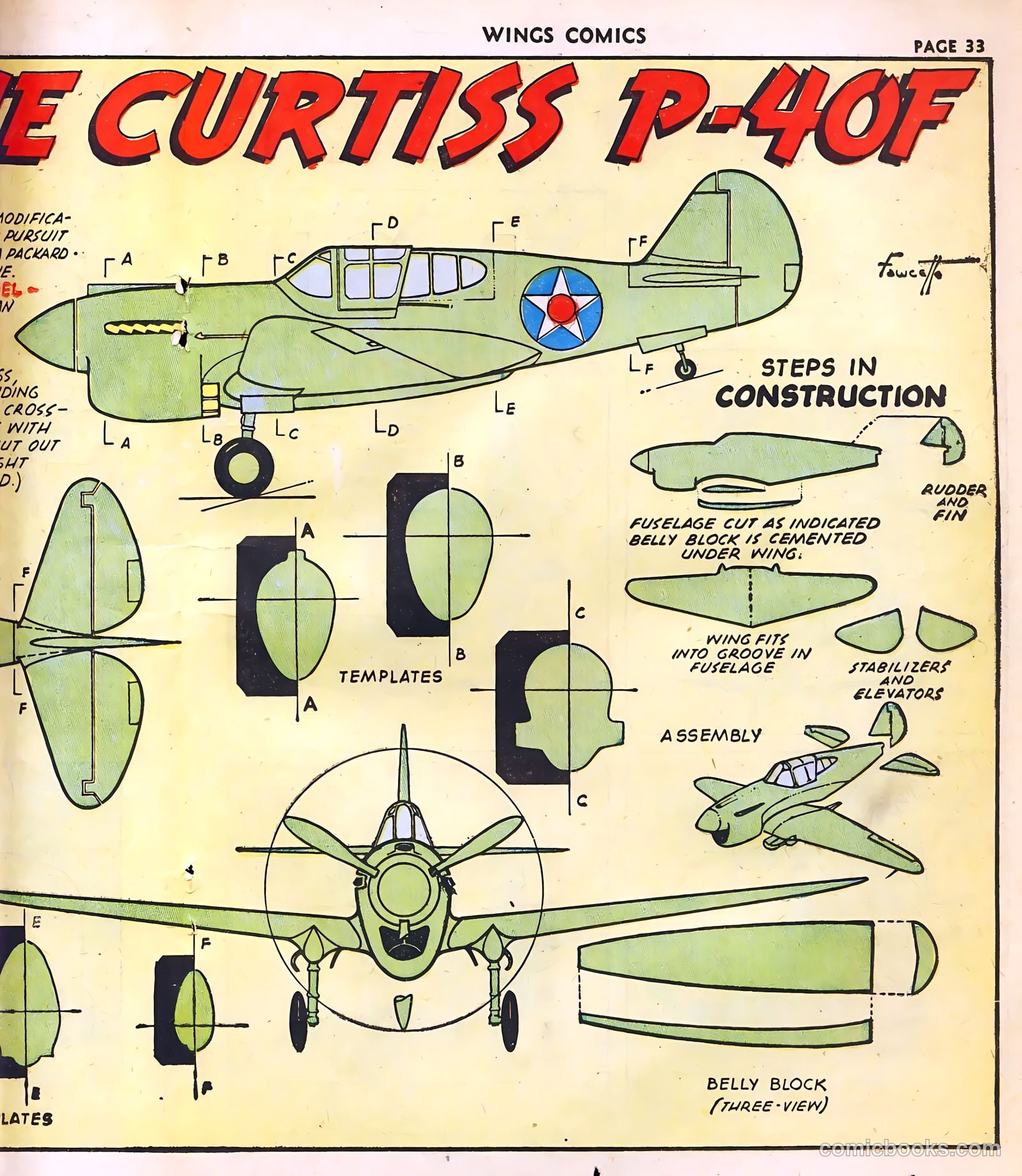 Wings Comics #23 (1942) — page 35 of 68