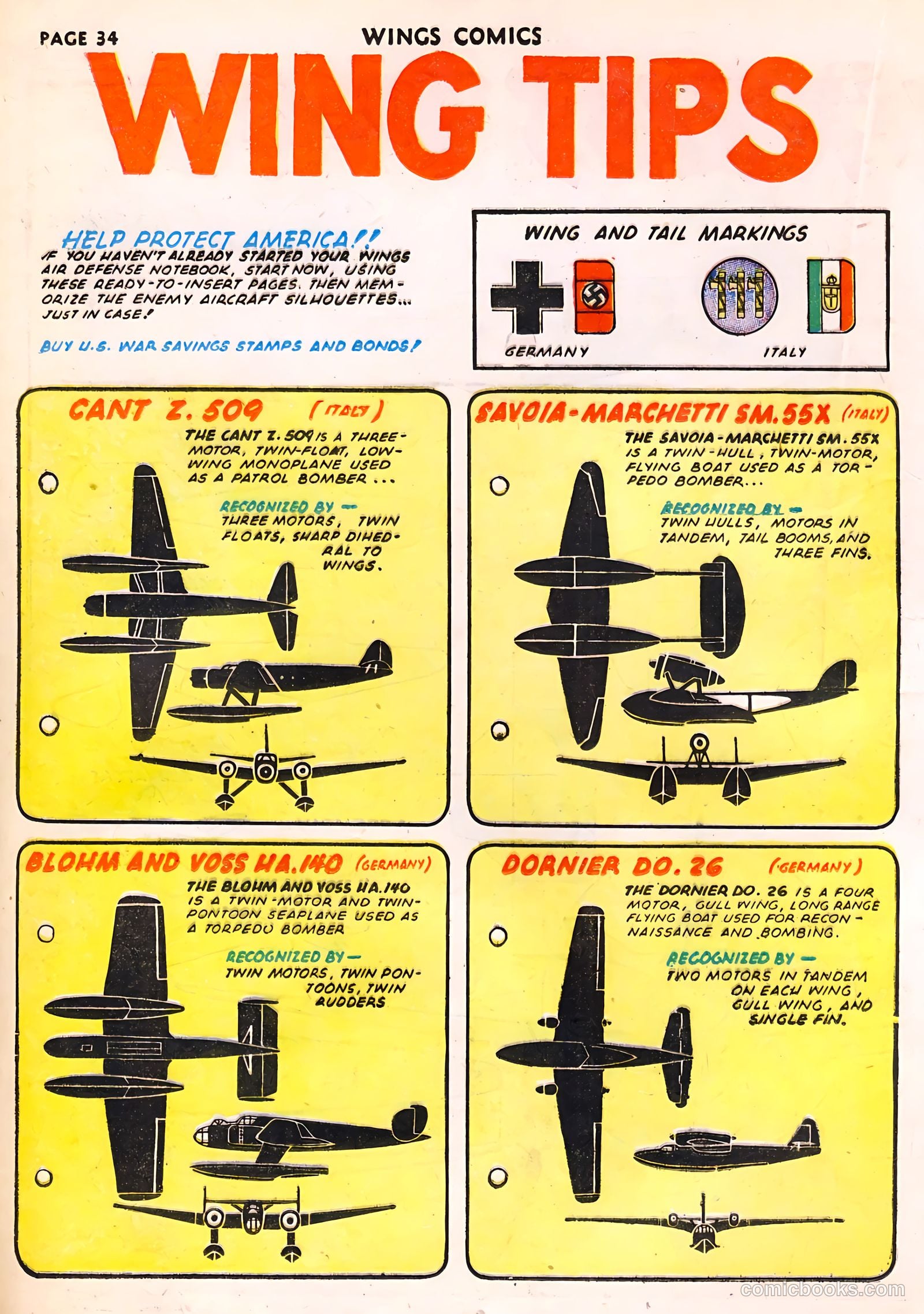 Wings Comics #23 (1942) — page 36 of 68
