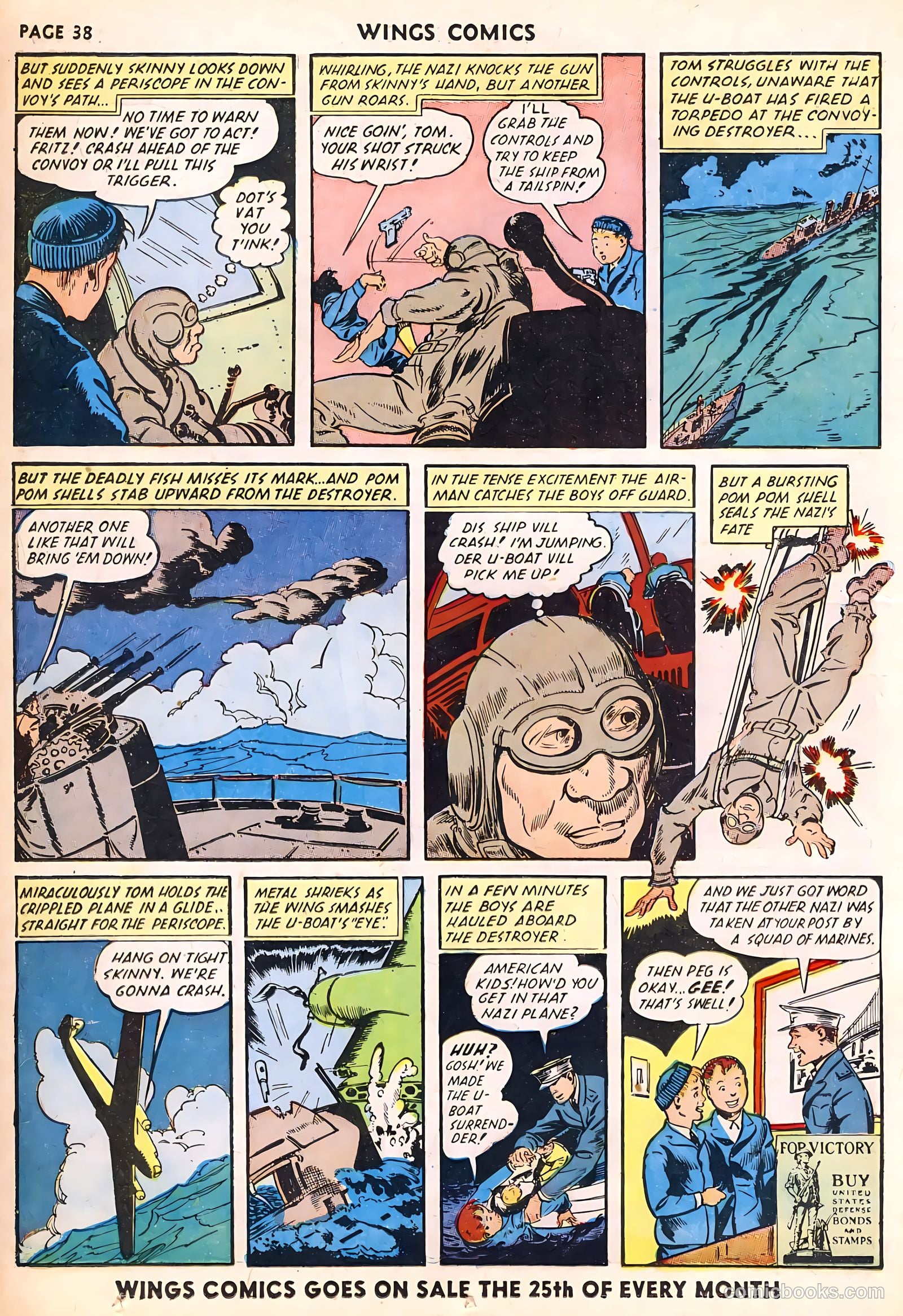 Wings Comics #23 (1942) — page 40 of 68