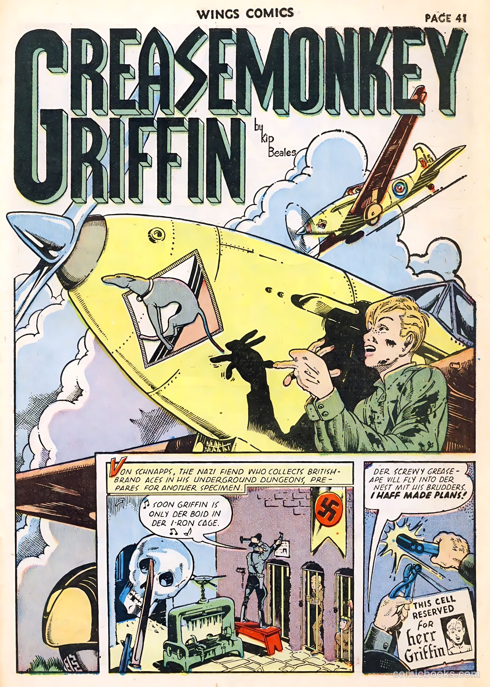 Wings Comics #23 (1942) — page 43 of 68