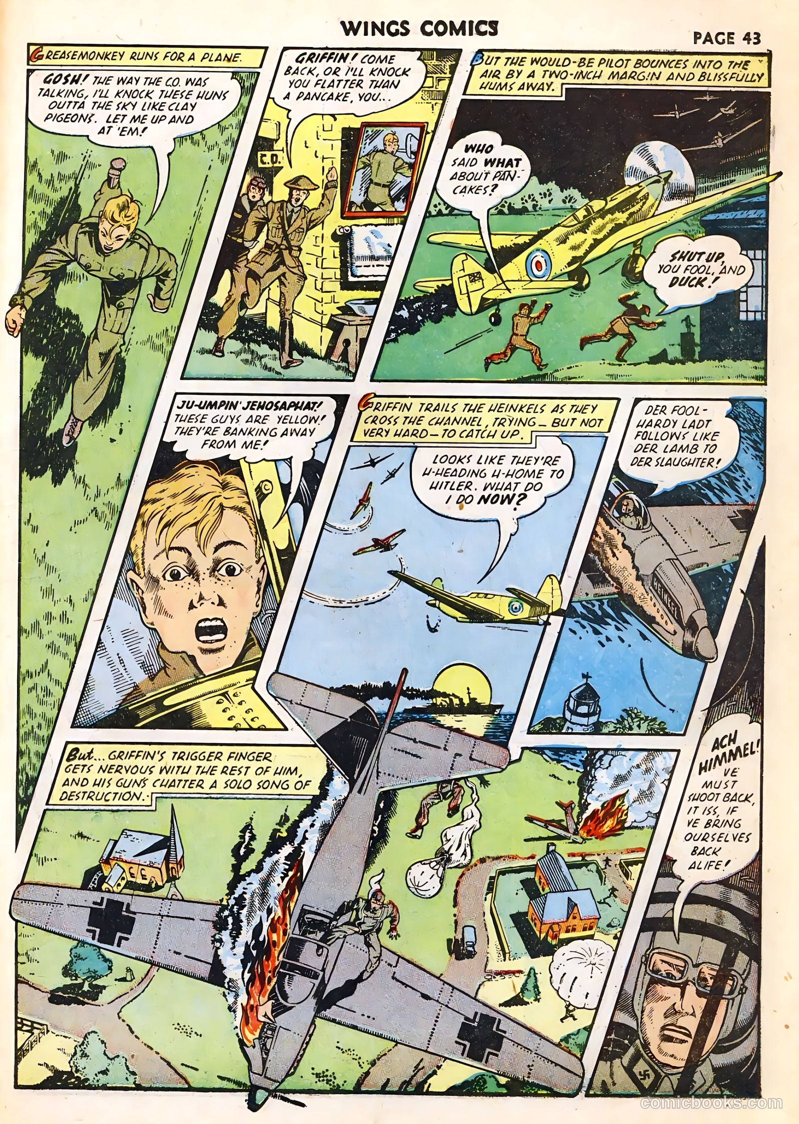 Wings Comics #23 (1942) — page 45 of 68