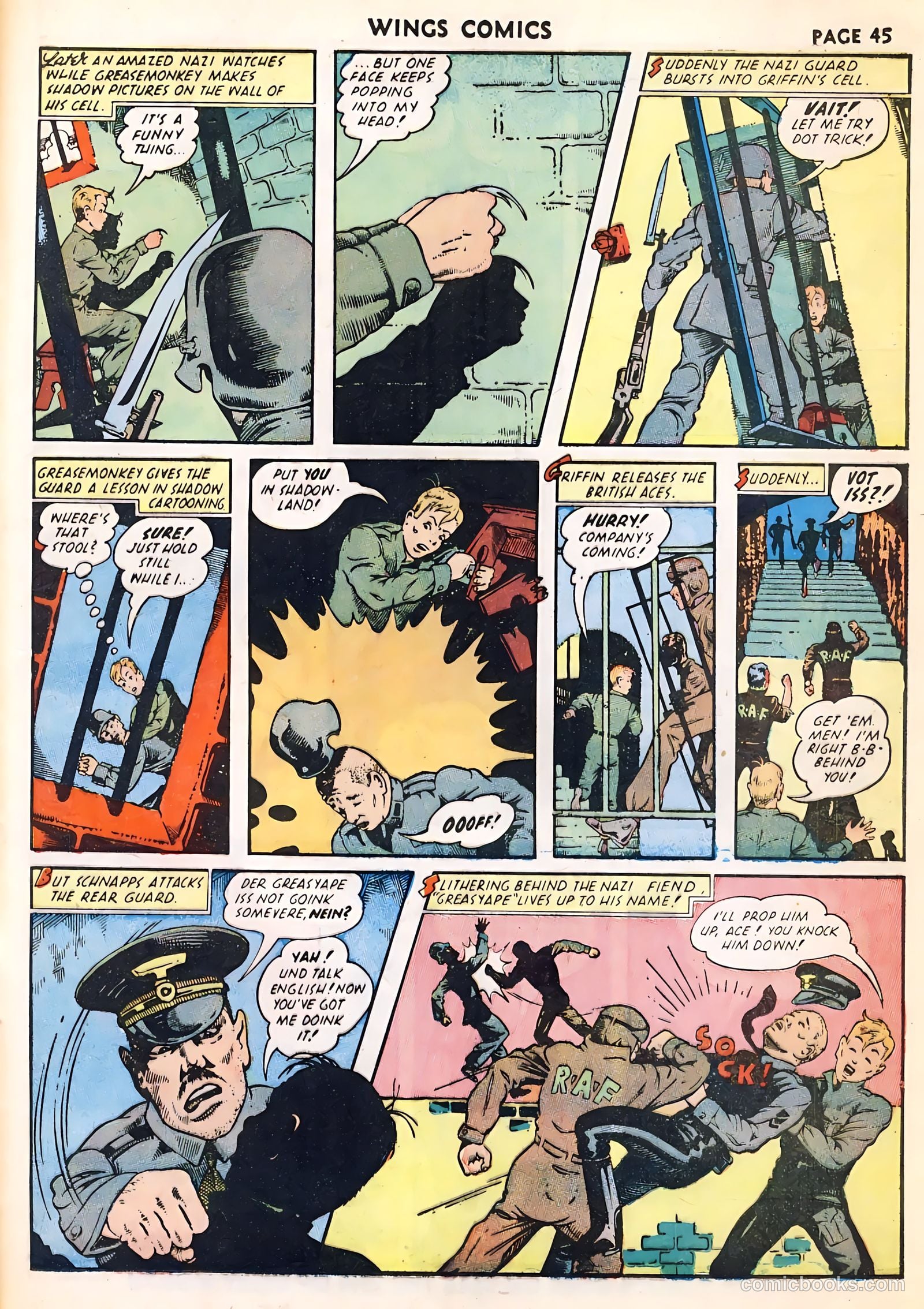 Wings Comics #23 (1942) — page 47 of 68