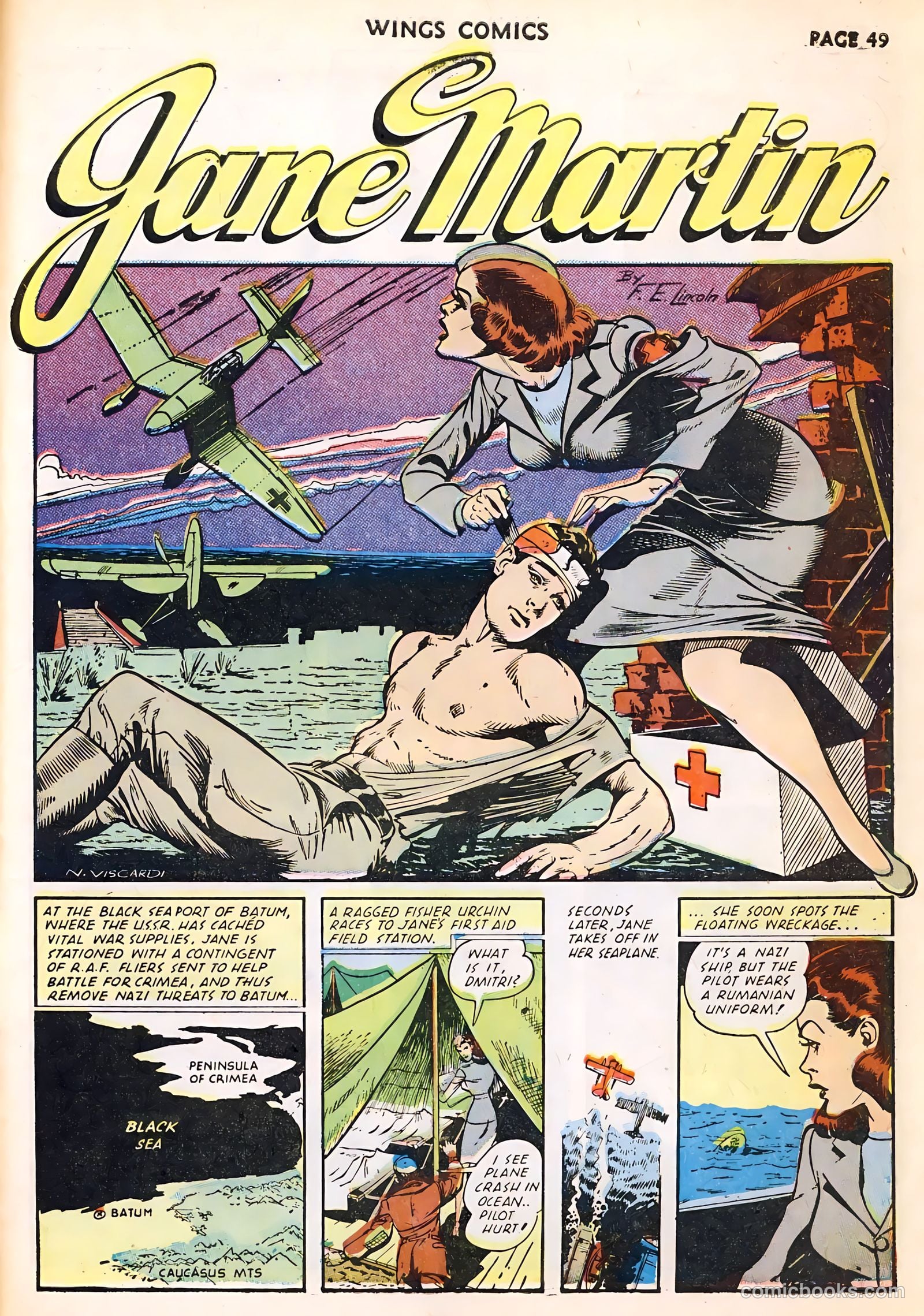 Wings Comics #23 (1942) — page 51 of 68