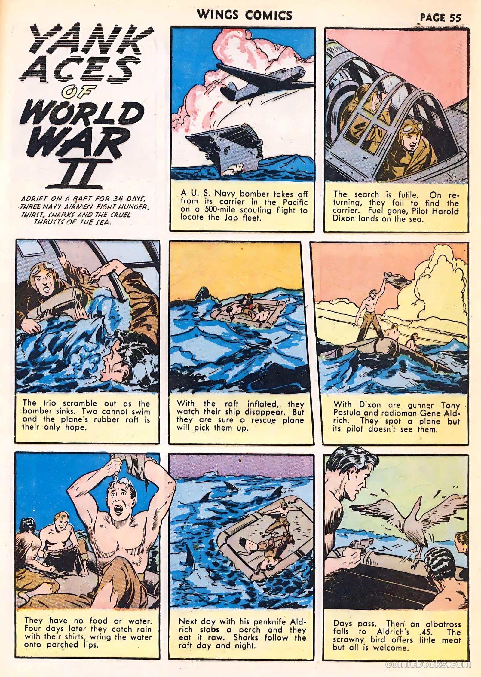 Wings Comics #23 (1942) — page 57 of 68