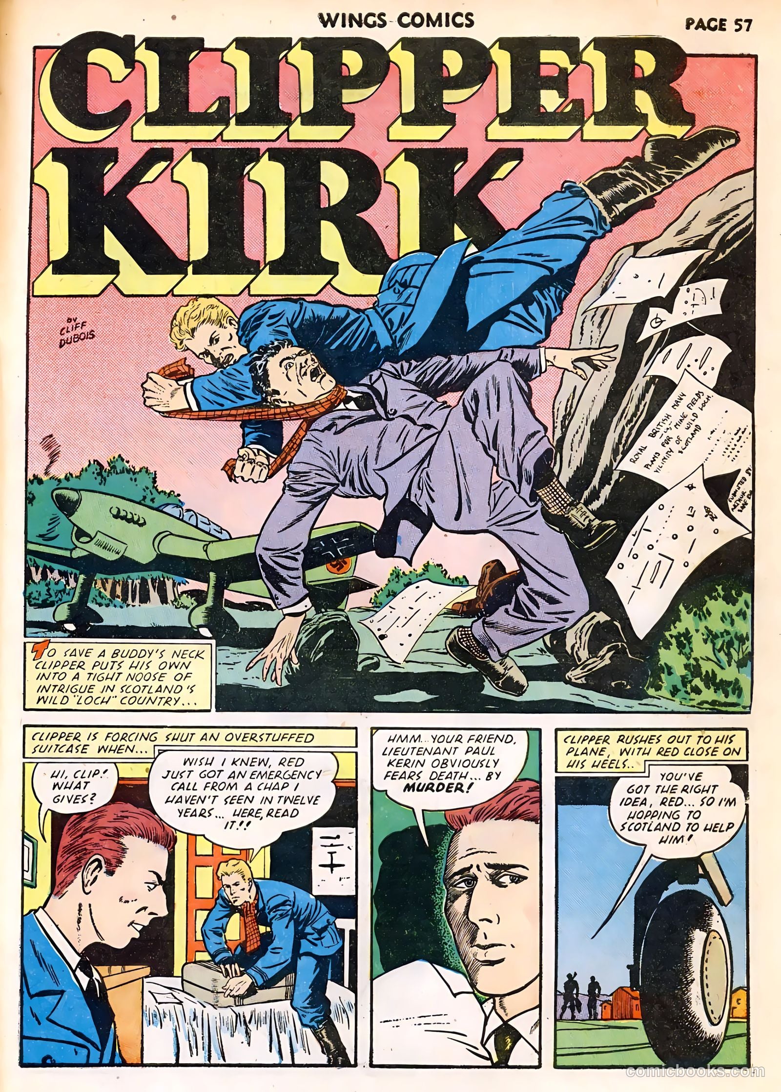 Wings Comics #23 (1942) — page 59 of 68