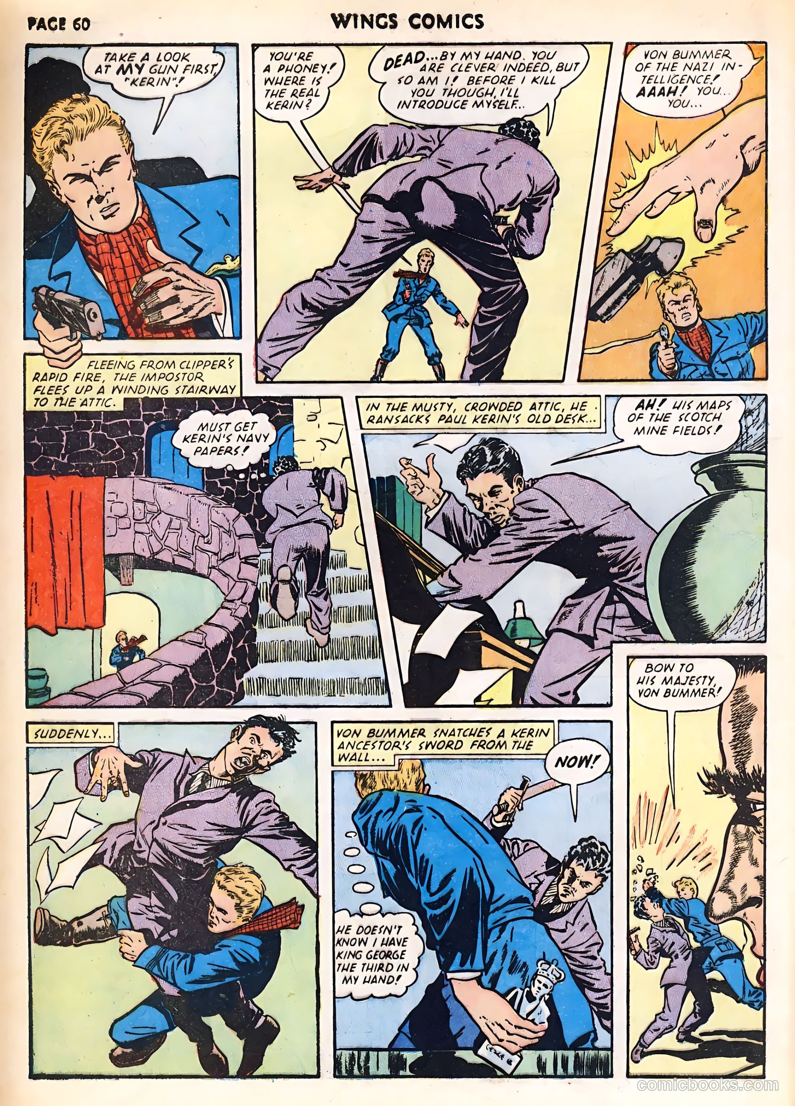 Wings Comics #23 (1942) — page 62 of 68