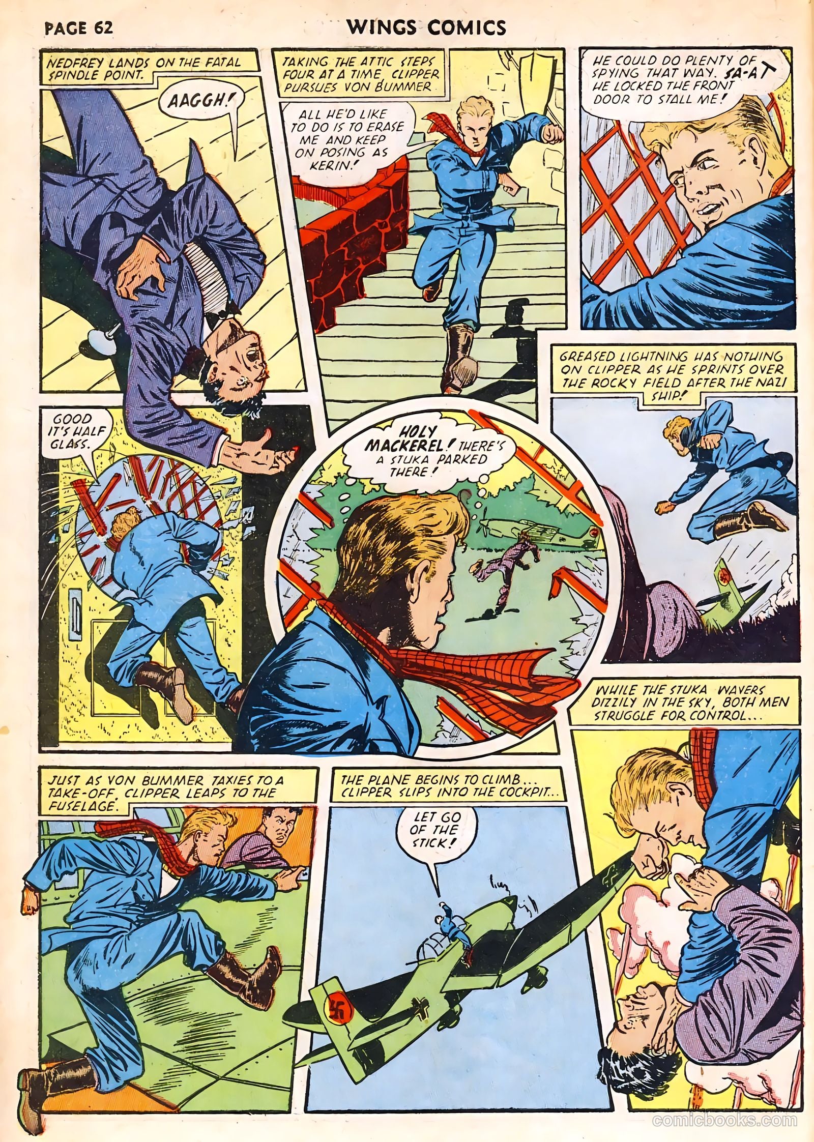 Wings Comics #23 (1942) — page 64 of 68