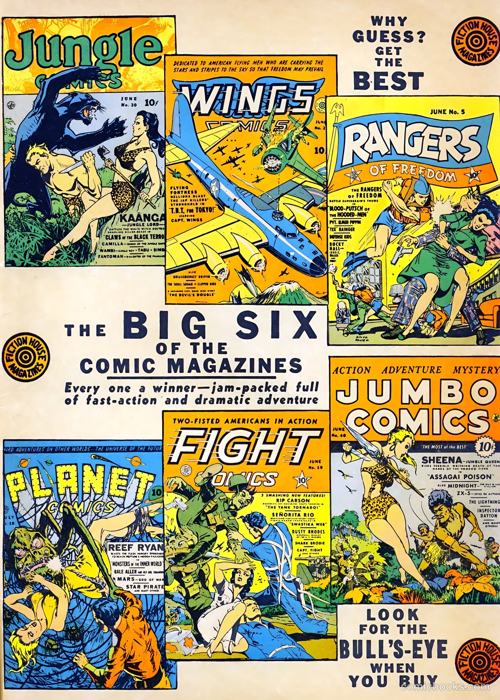 Wings Comics #23 (1942) — page 67 of 68