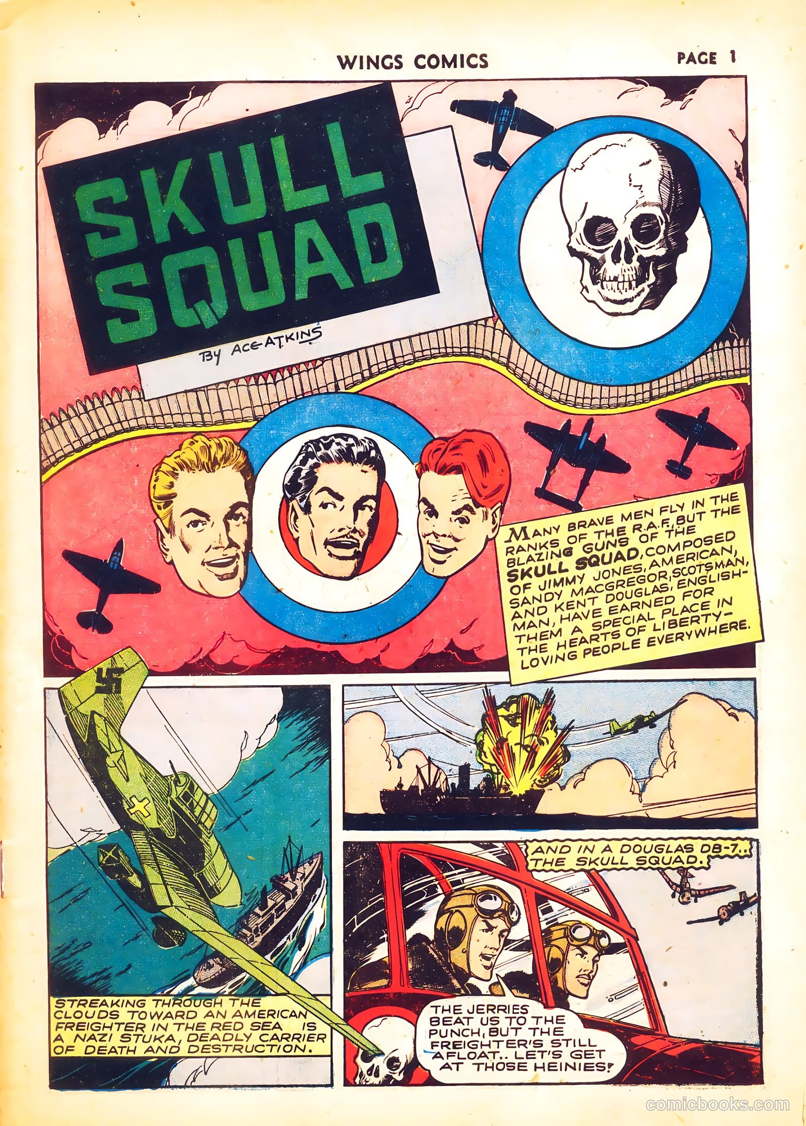 Wings Comics #24 (1942) — page 3 of 68