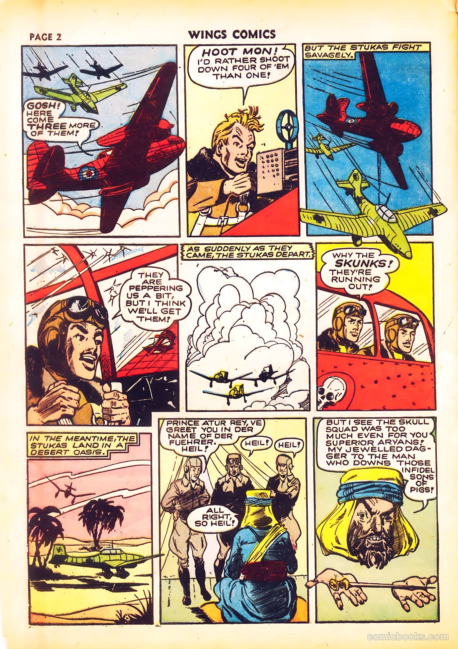 Wings Comics #24 (1942) — page 4 of 68
