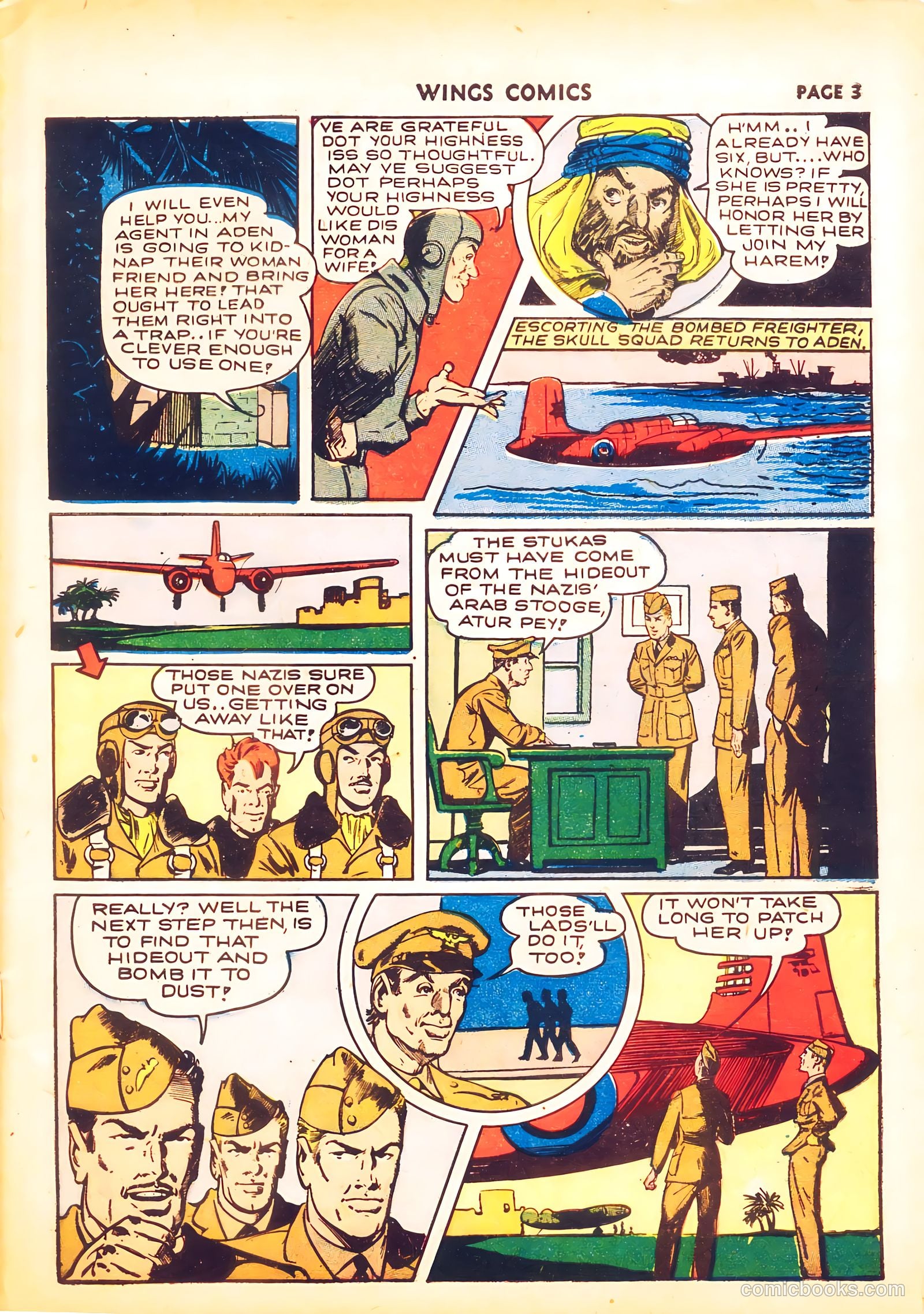 Wings Comics #24 (1942) — page 5 of 68