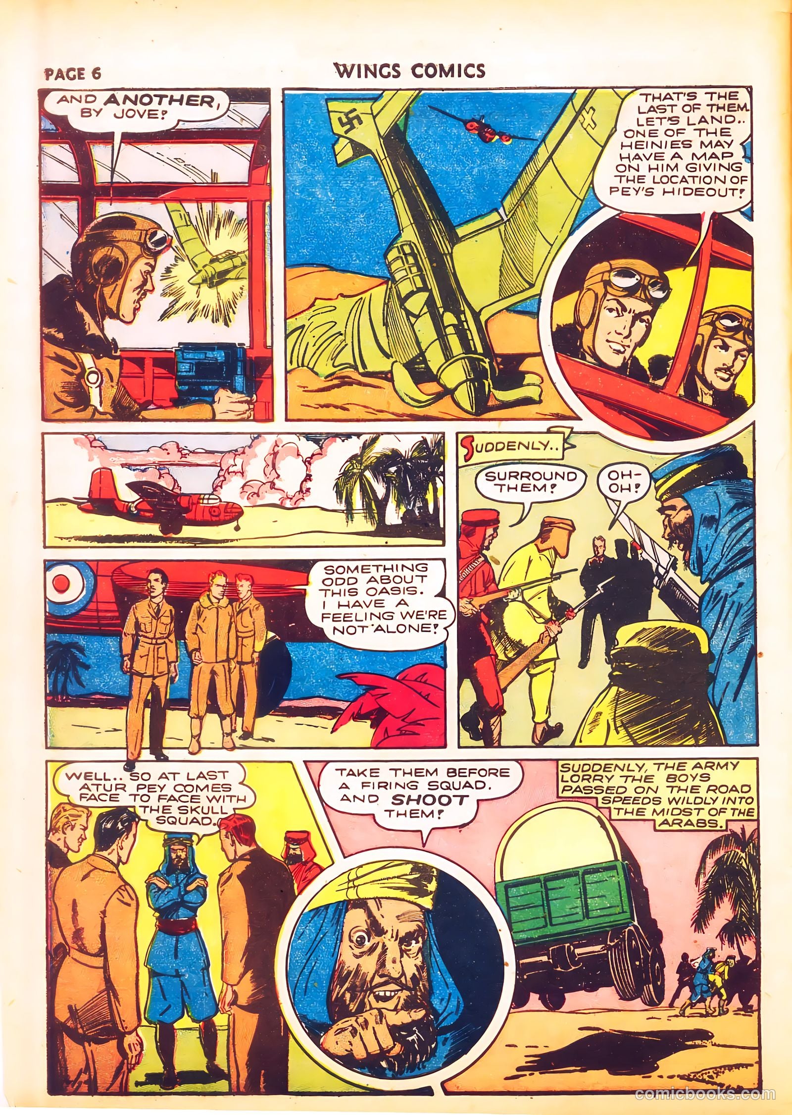 Wings Comics #24 (1942) — page 8 of 68