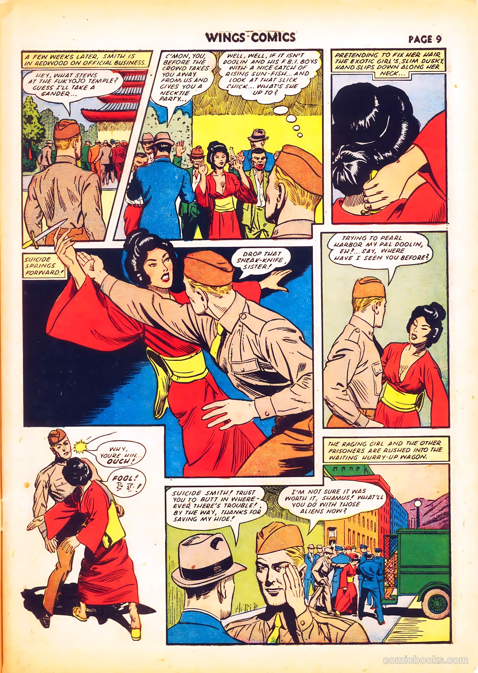 Wings Comics #24 (1942) — page 11 of 68
