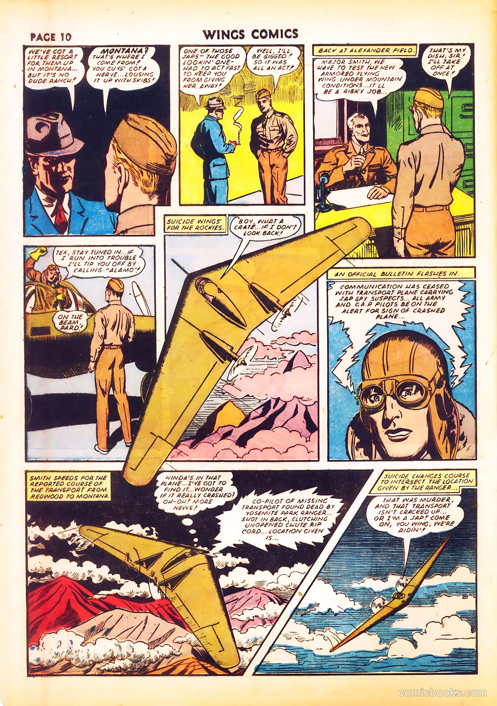 Wings Comics #24 (1942) — page 12 of 68