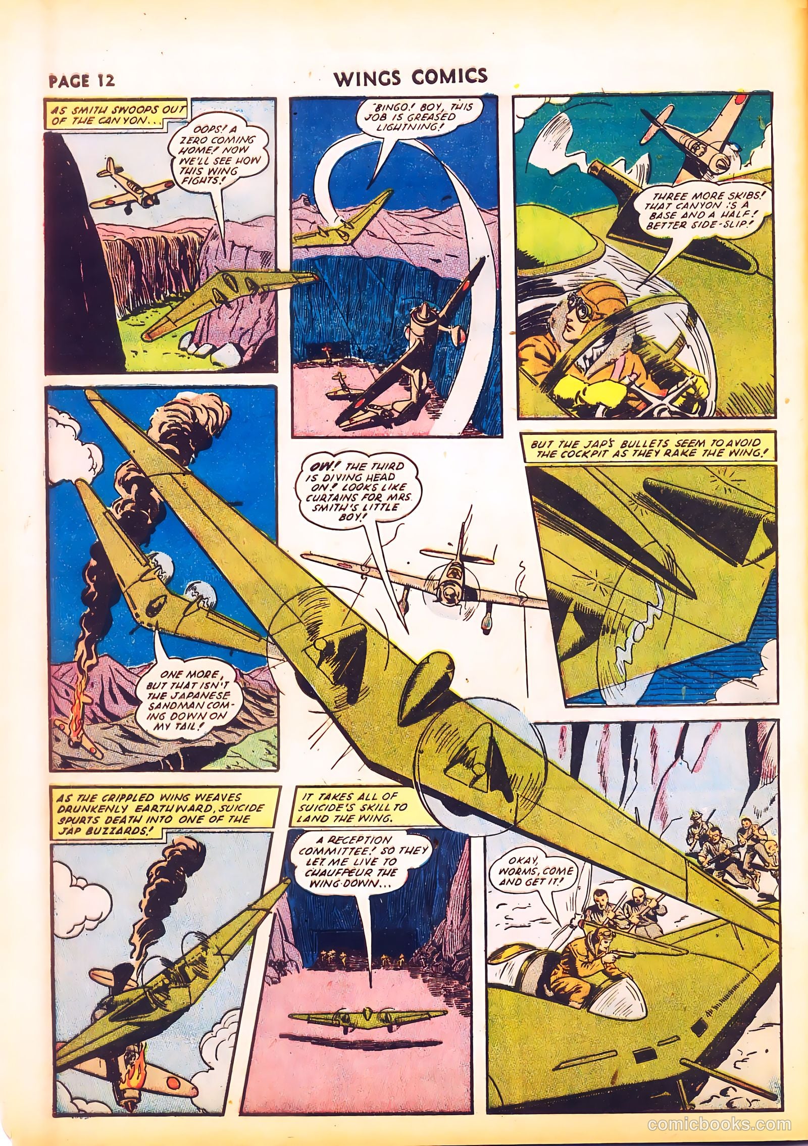 Wings Comics #24 (1942) — page 14 of 68