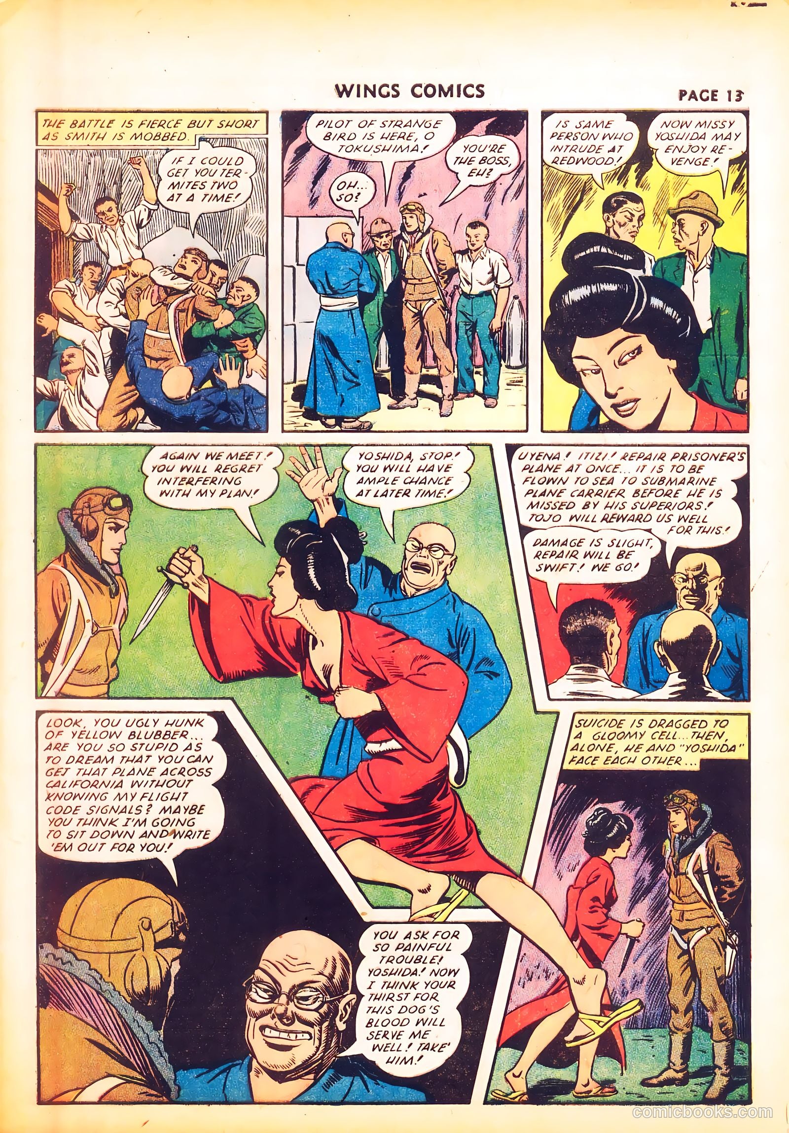Wings Comics #24 (1942) — page 15 of 68