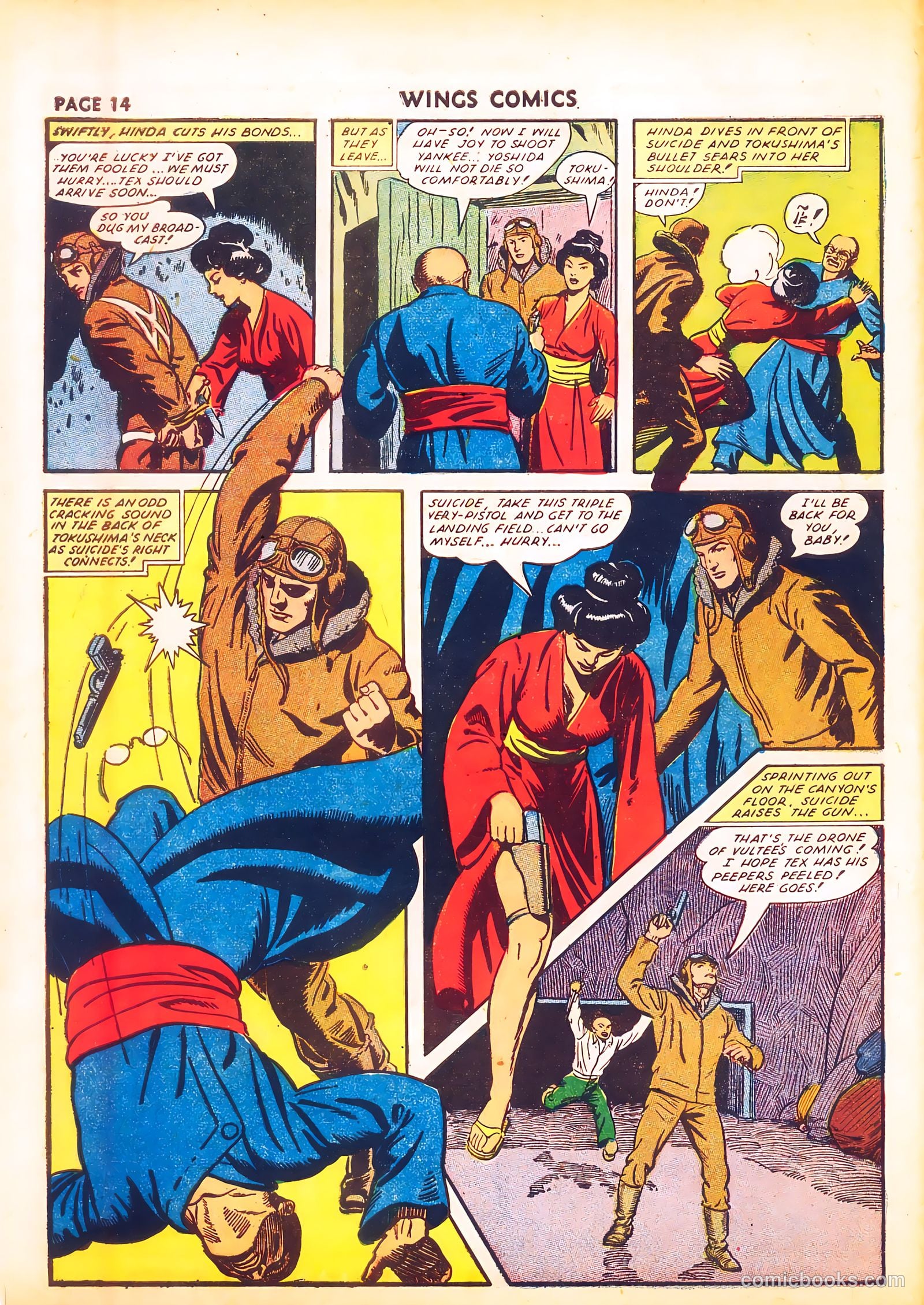 Wings Comics #24 (1942) — page 16 of 68