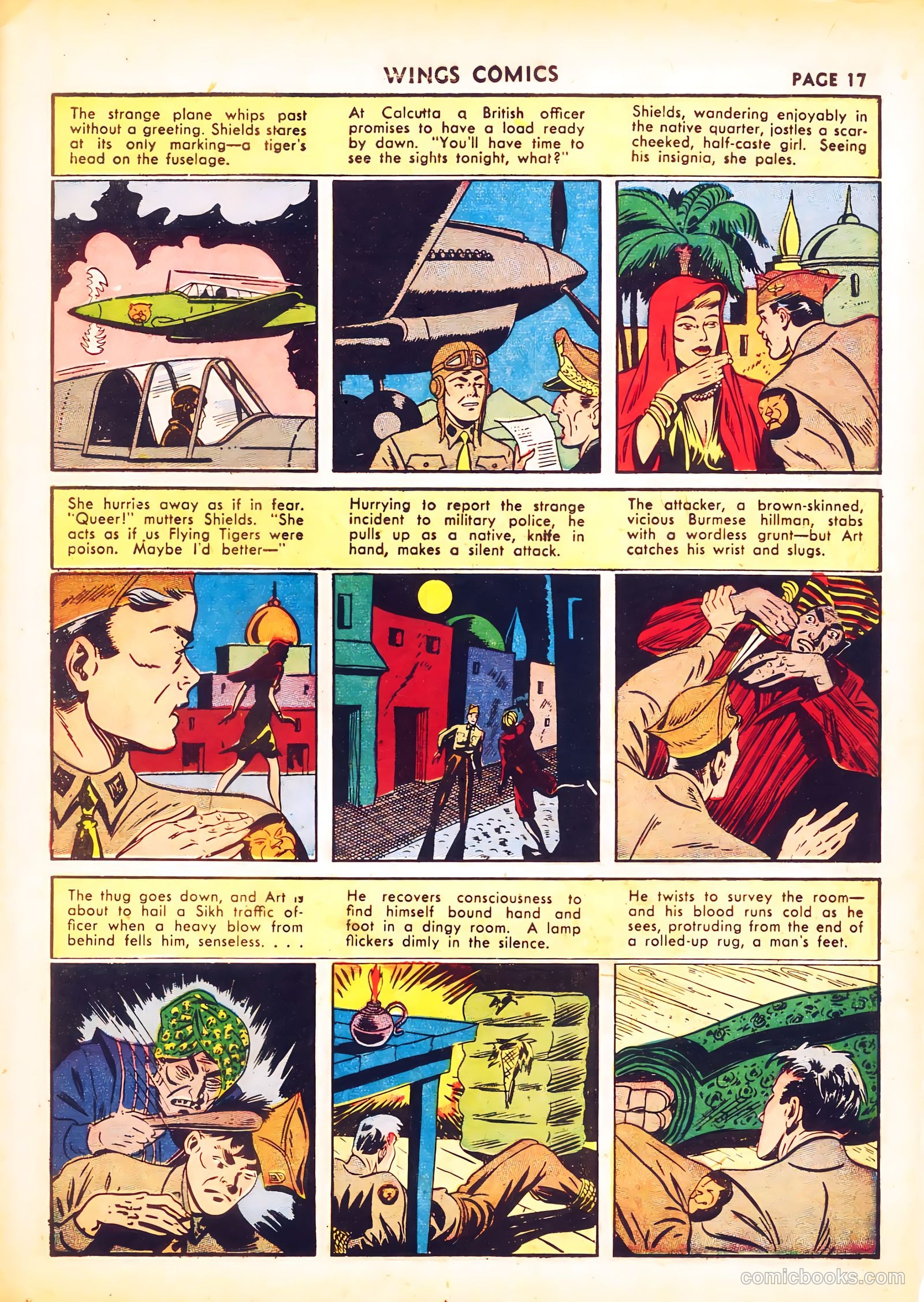 Wings Comics #24 (1942) — page 19 of 68