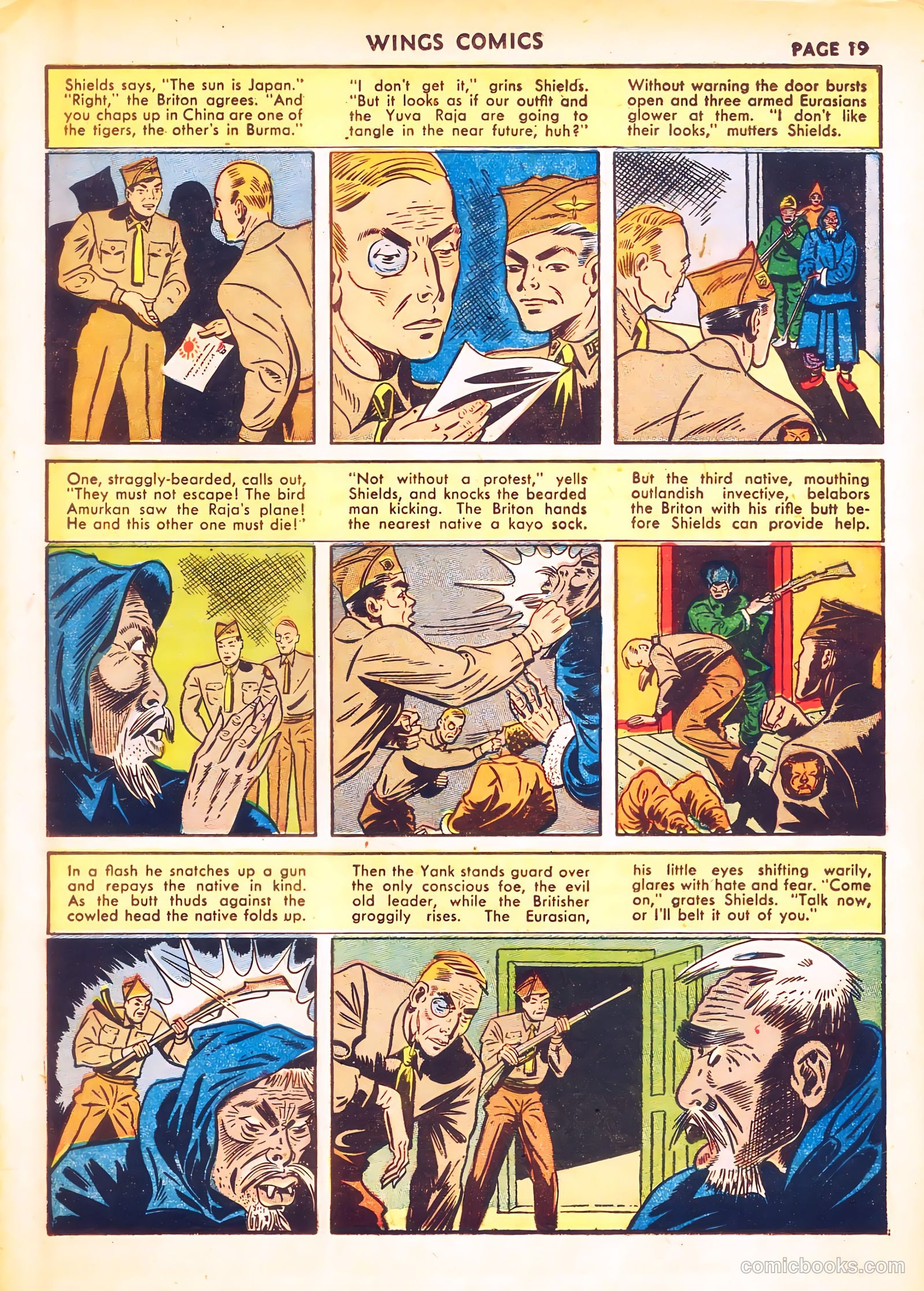 Wings Comics #24 (1942) — page 21 of 68