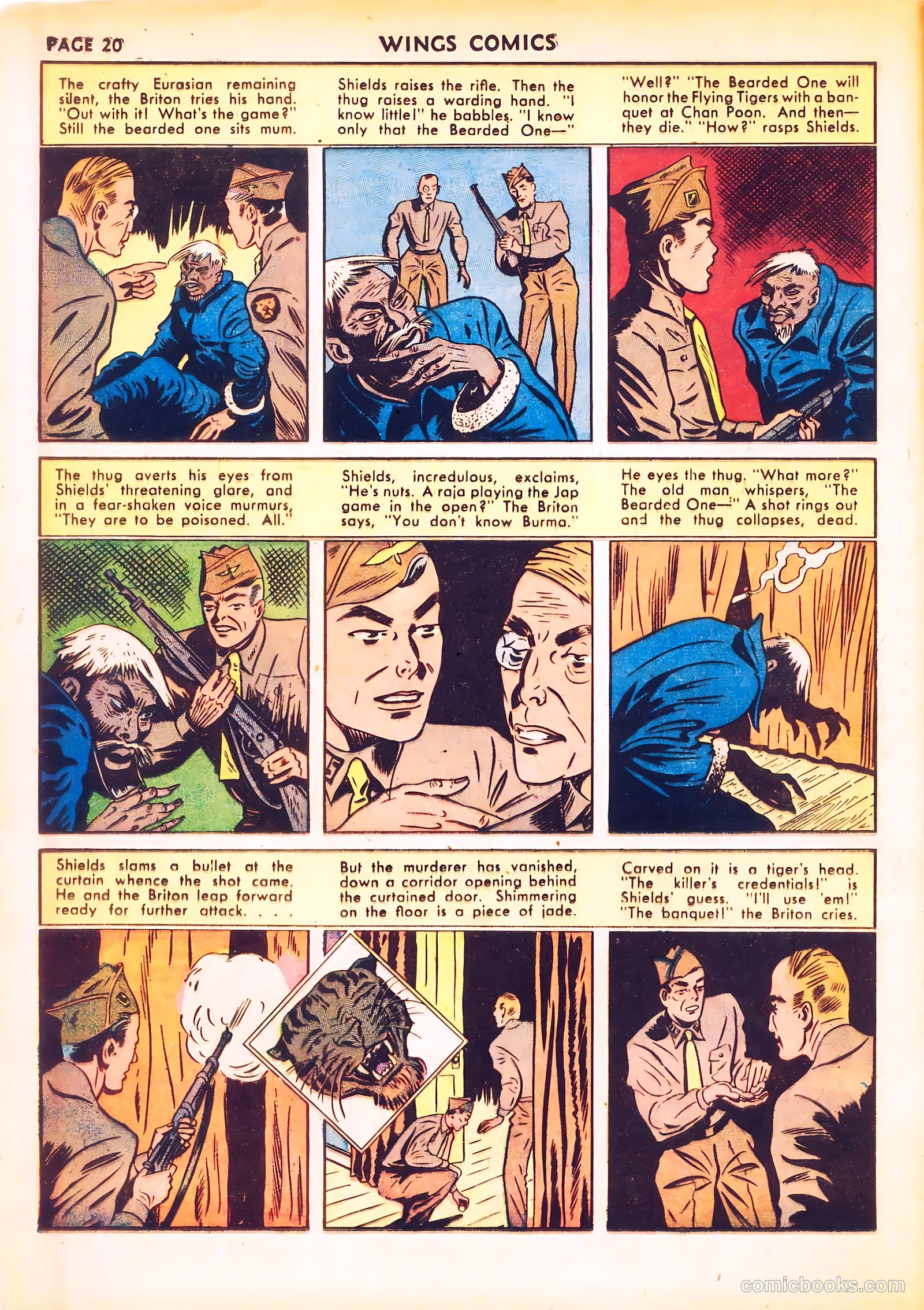 Wings Comics #24 (1942) — page 22 of 68