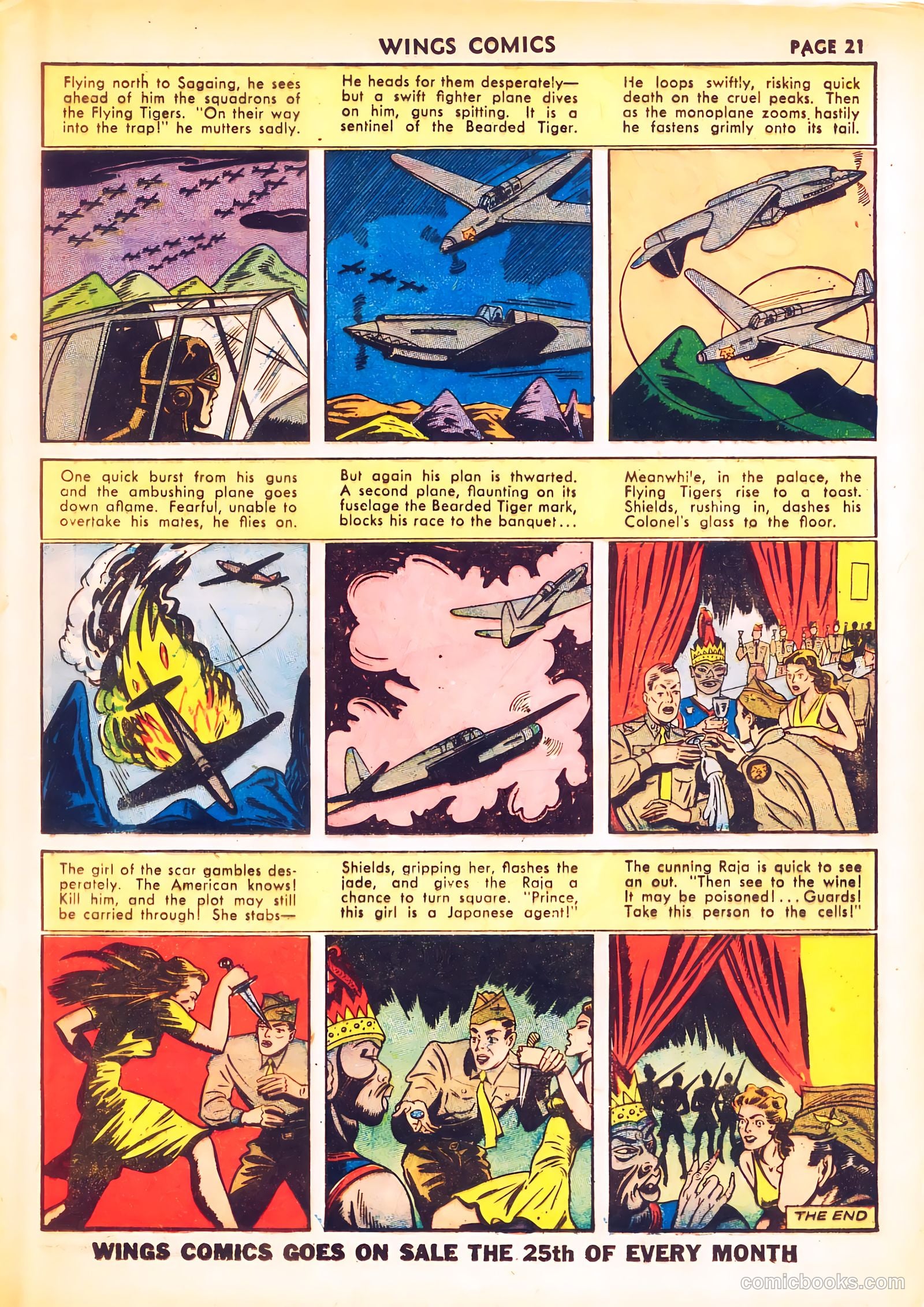 Wings Comics #24 (1942) — page 23 of 68