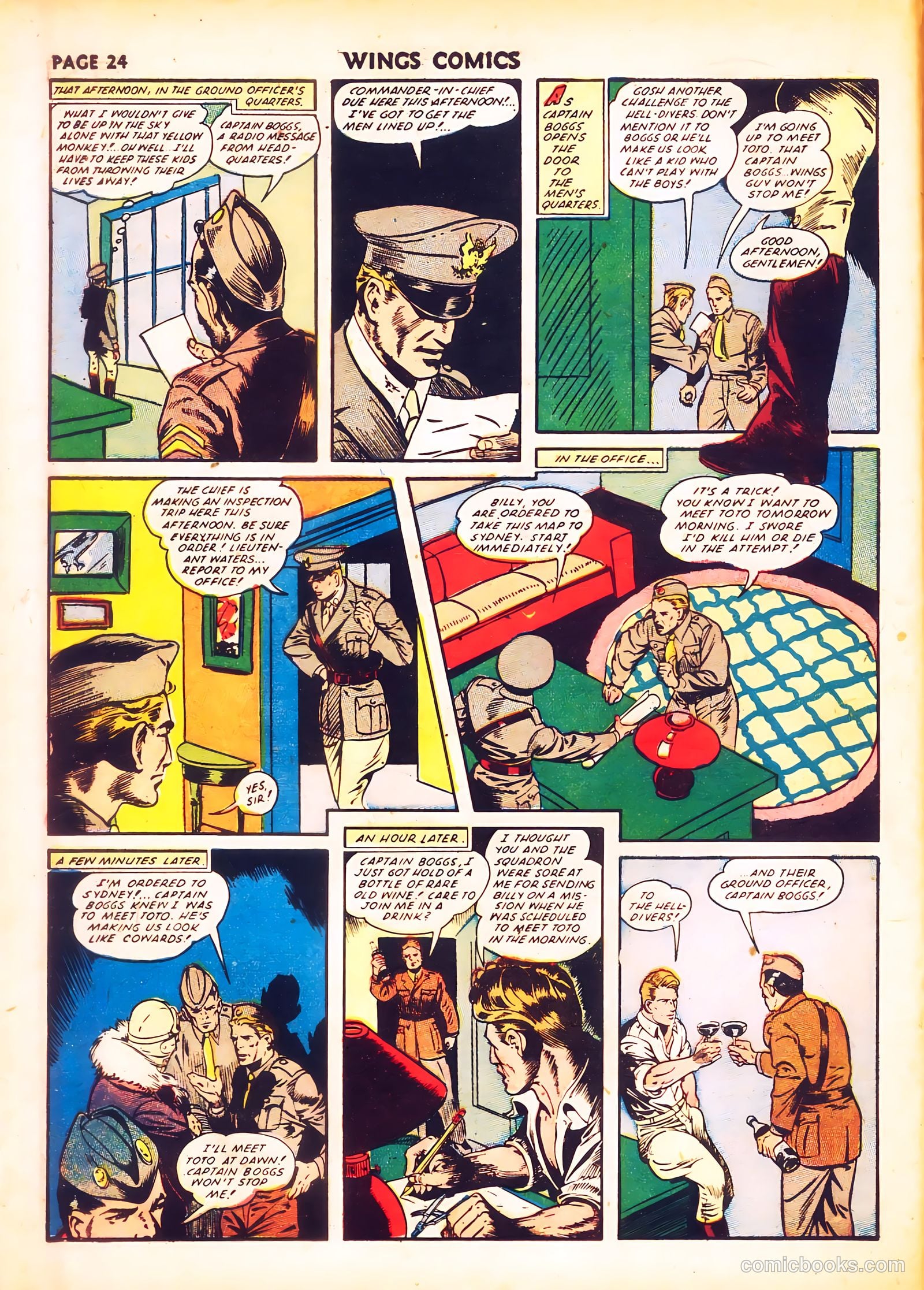 Wings Comics #24 (1942) — page 26 of 68